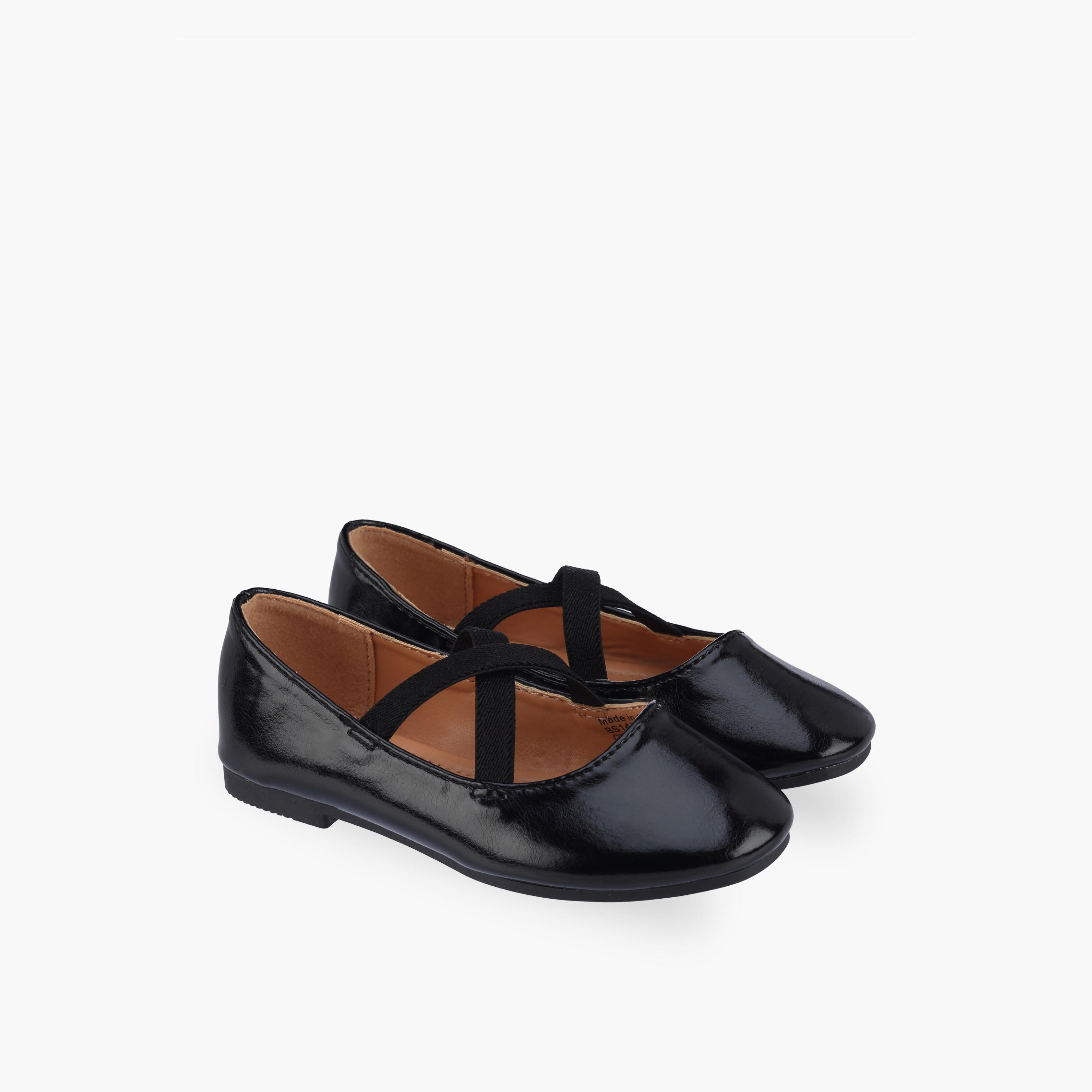 Flora Bella Girls Cross Strap Ballerina Shoes-girls-shoes-ballerinas-image-1