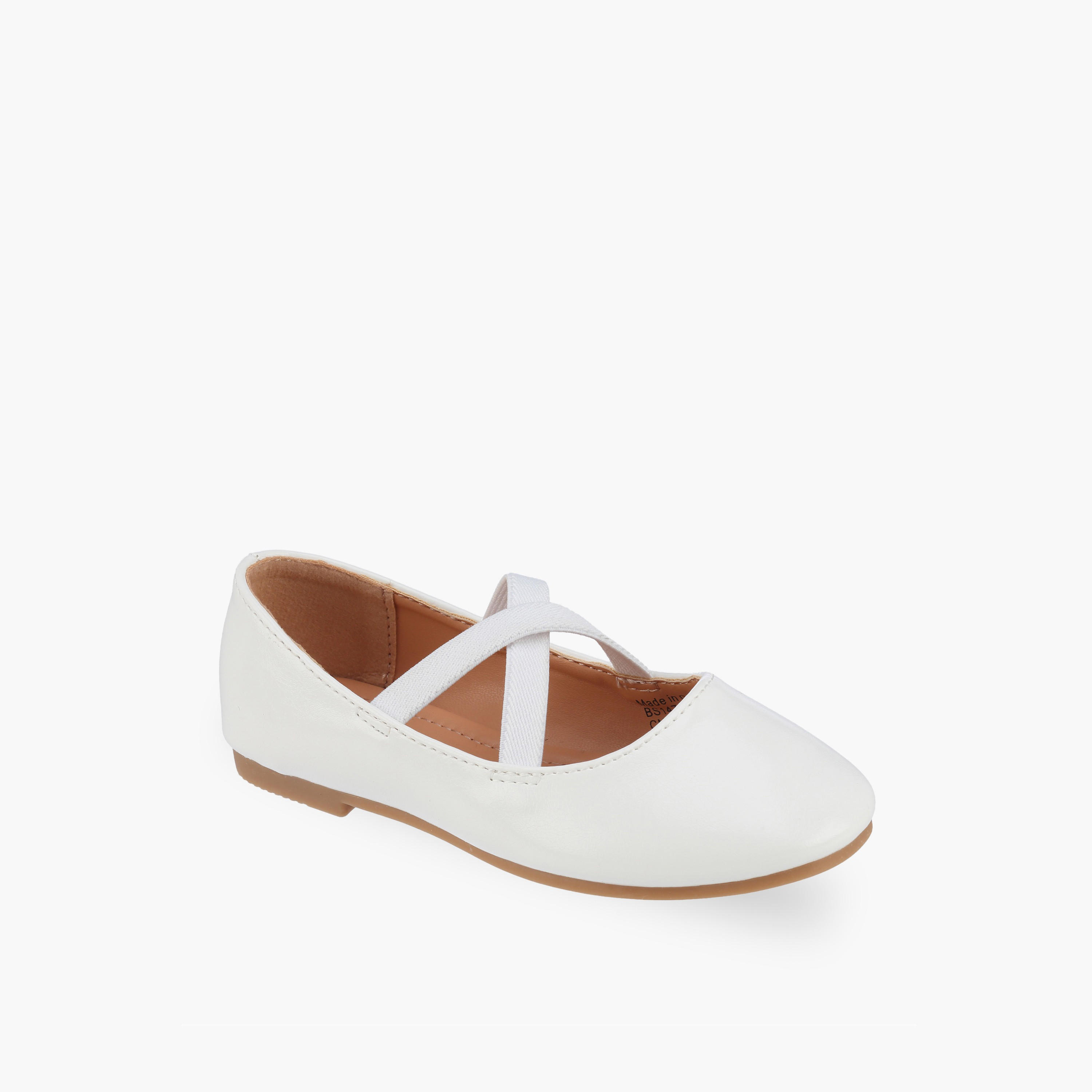 حذاء باليرينا بحزام متقاطع للبنات من فلورا بيلا-girls-shoes-ballerinas-image-2
