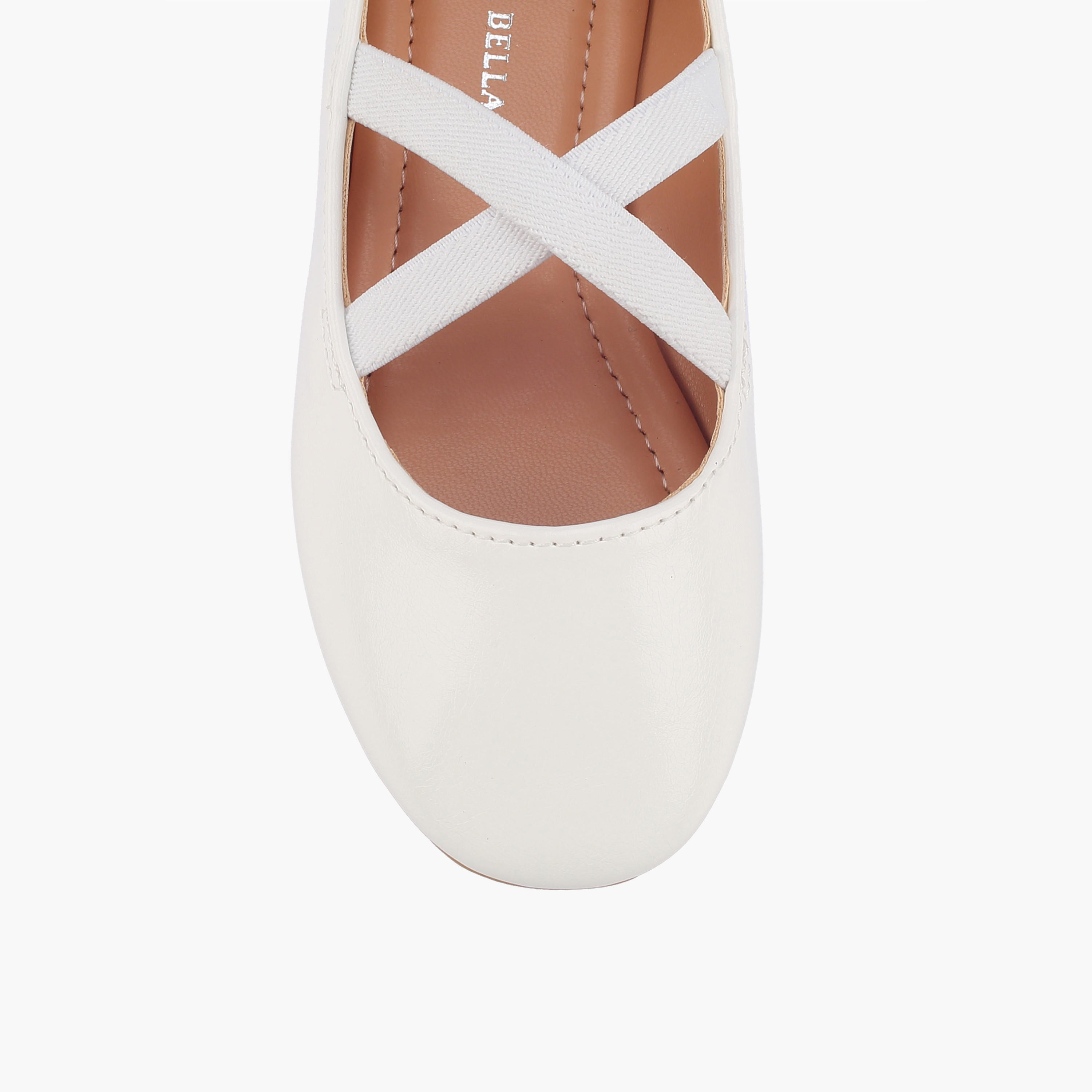 حذاء باليرينا بحزام متقاطع للبنات من فلورا بيلا-girls-shoes-ballerinas-image-4