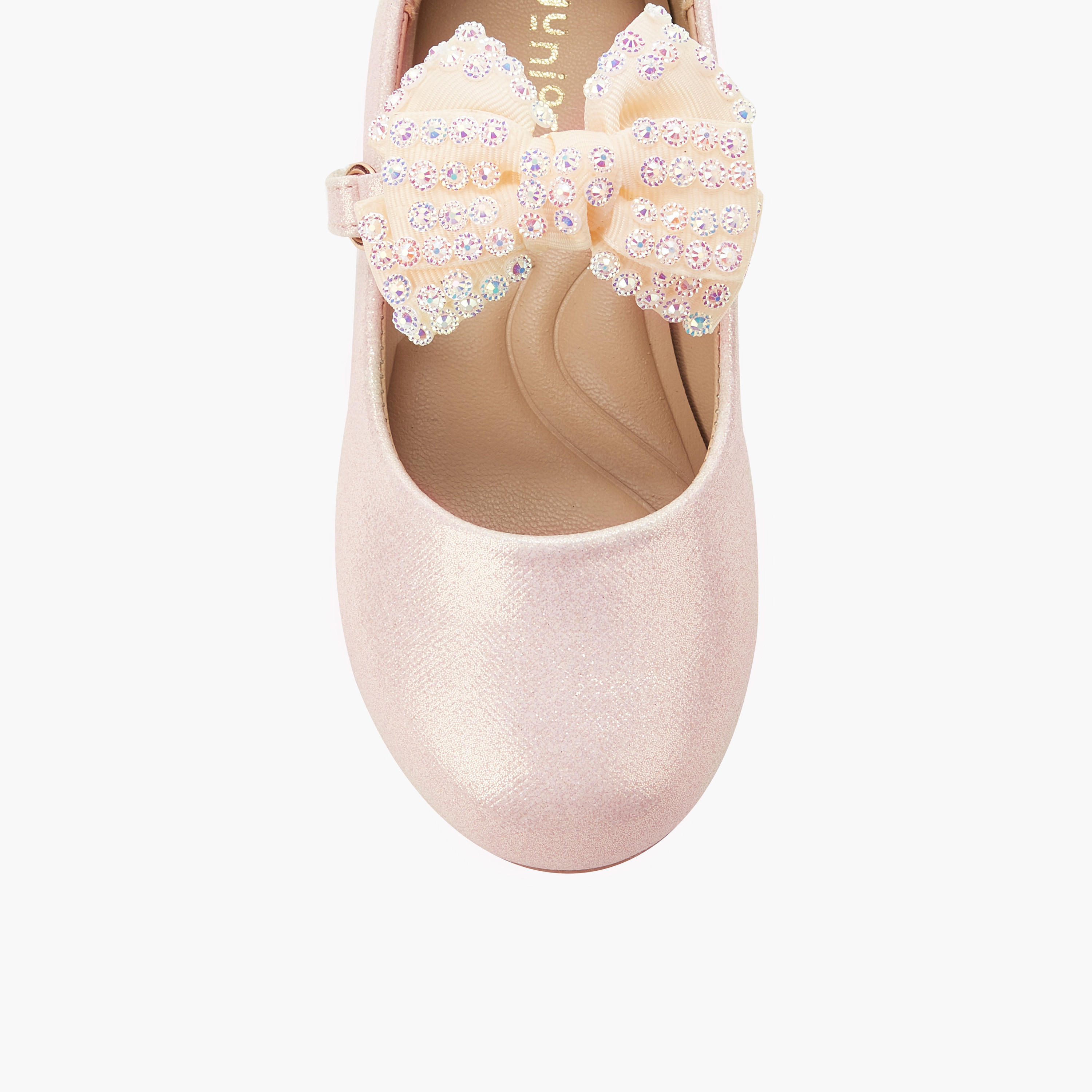 Juniors Girls Hook and Loop Ballerina Shoes-girls-shoes-maryjanes-image-5