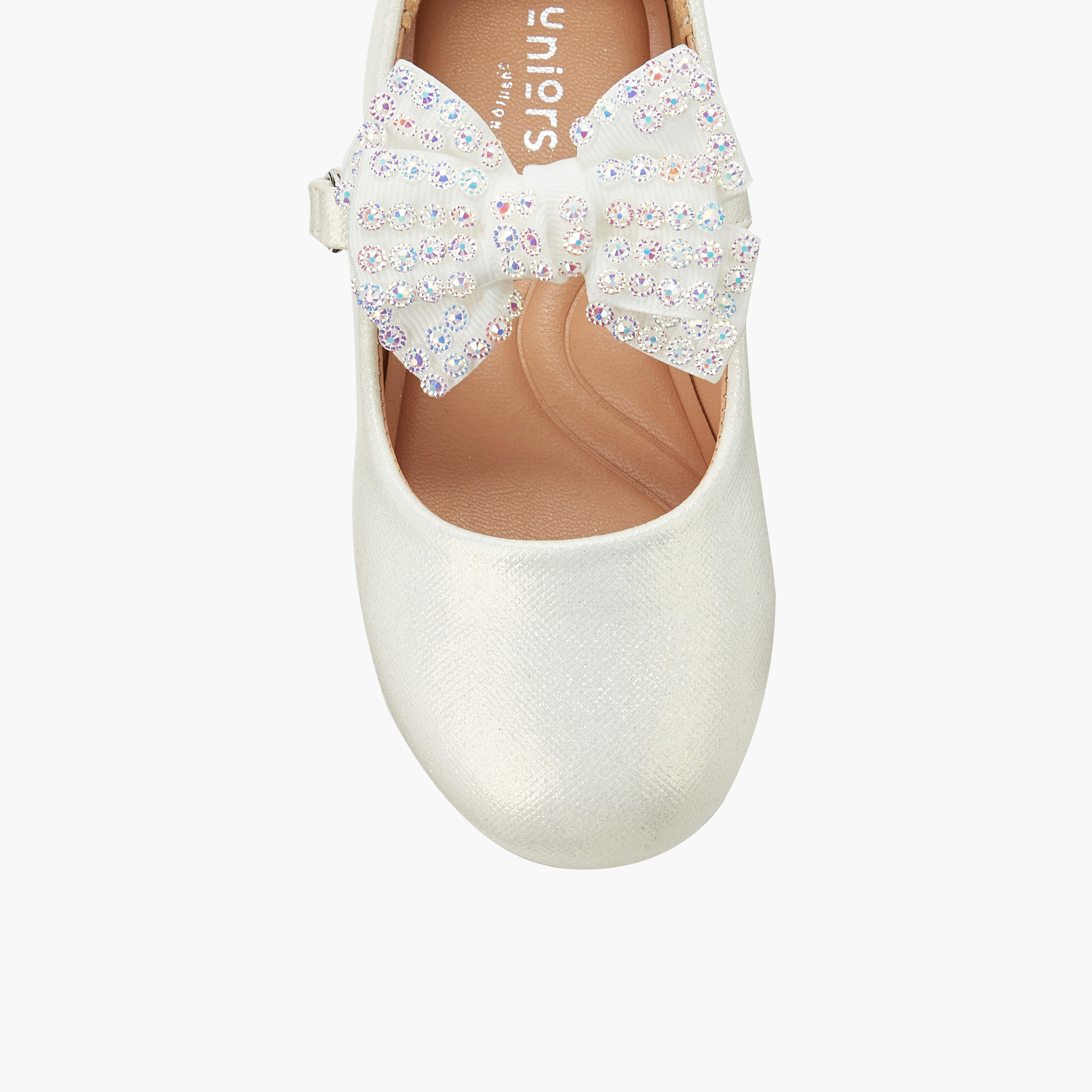 Juniors Girls Hook and Loop Ballerina Shoes-girls-shoes-maryjanes-image-5