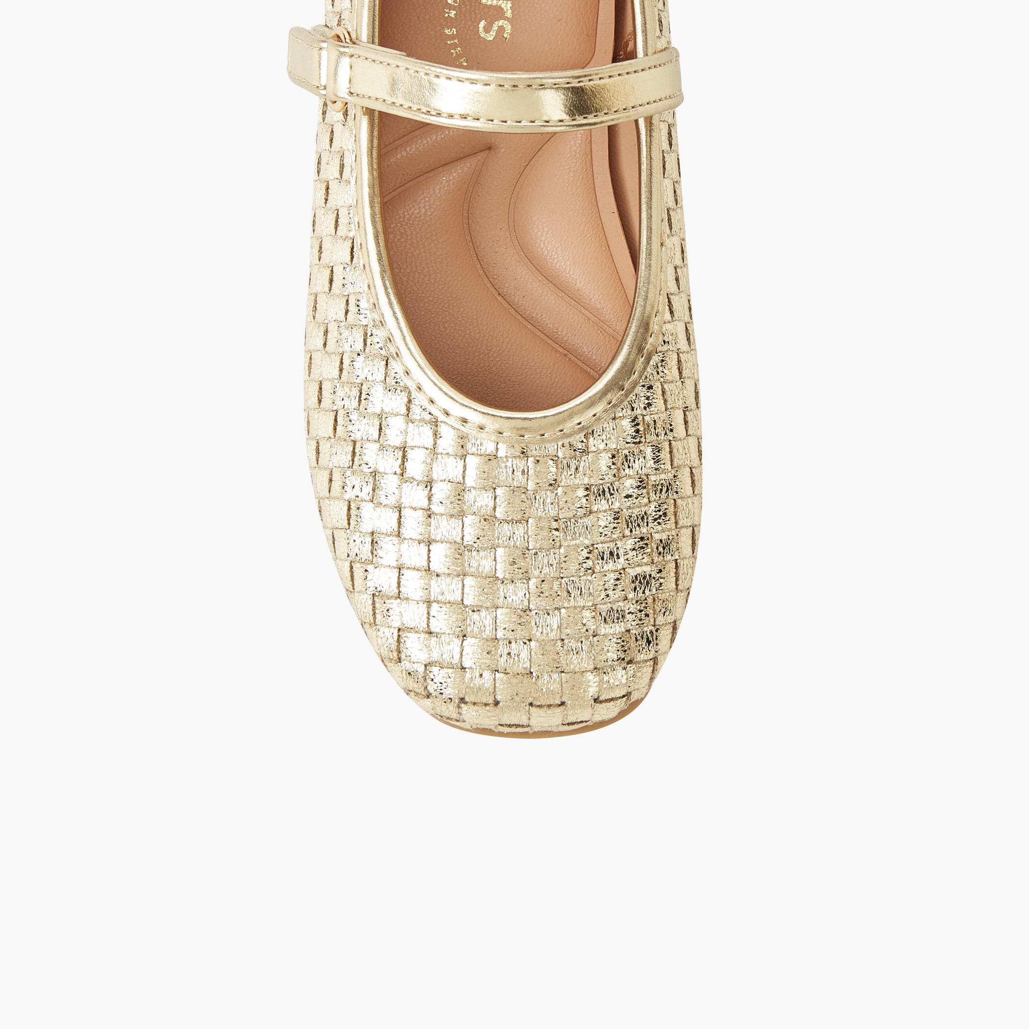 حذاء باليرينا بشريط إغلاق لاصق للبنات من جونيورز-girls-shoes-maryjanes-image-5