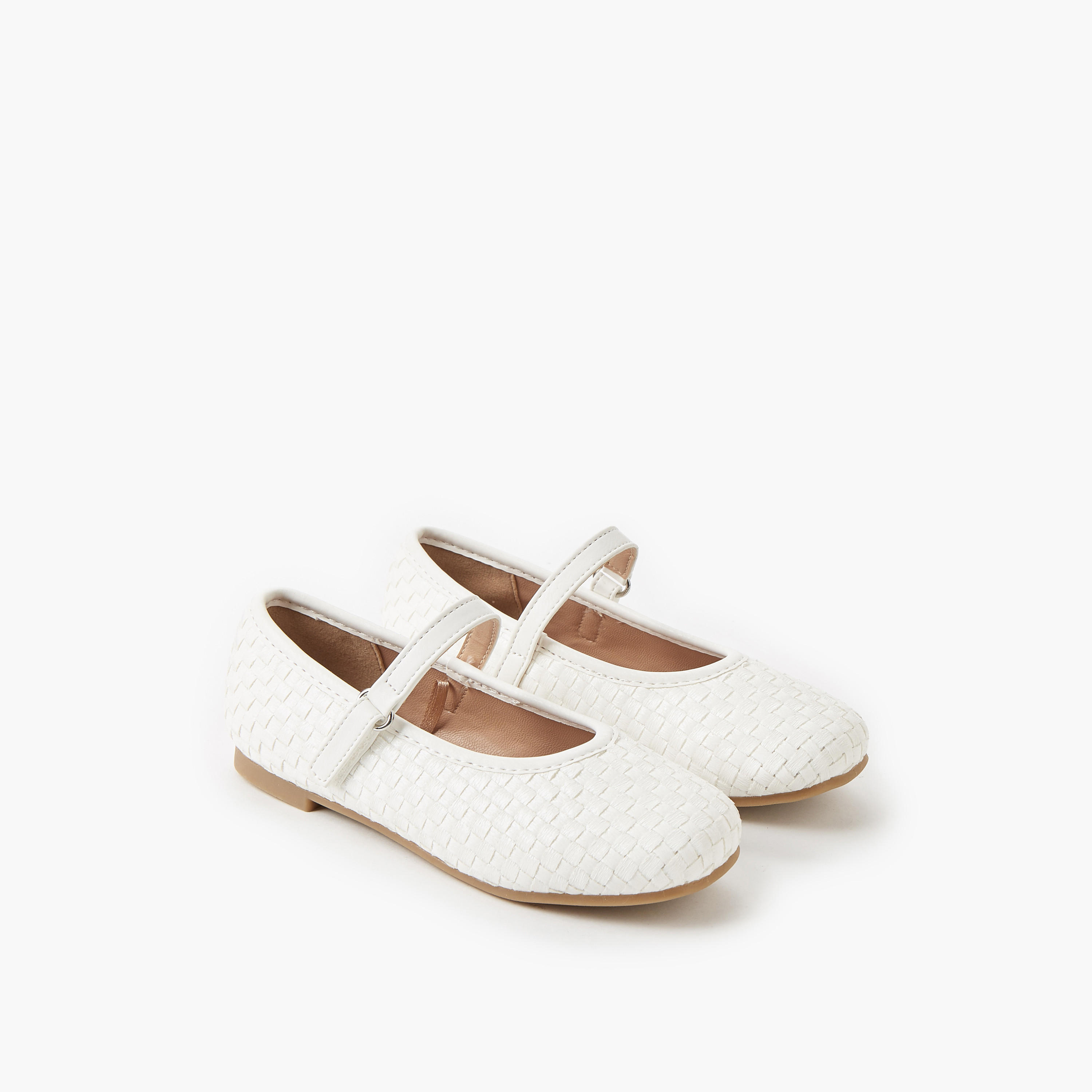 Juniors Girls Hook & Loop Ballerina Shoes-girls-shoes-maryjanes-image-1