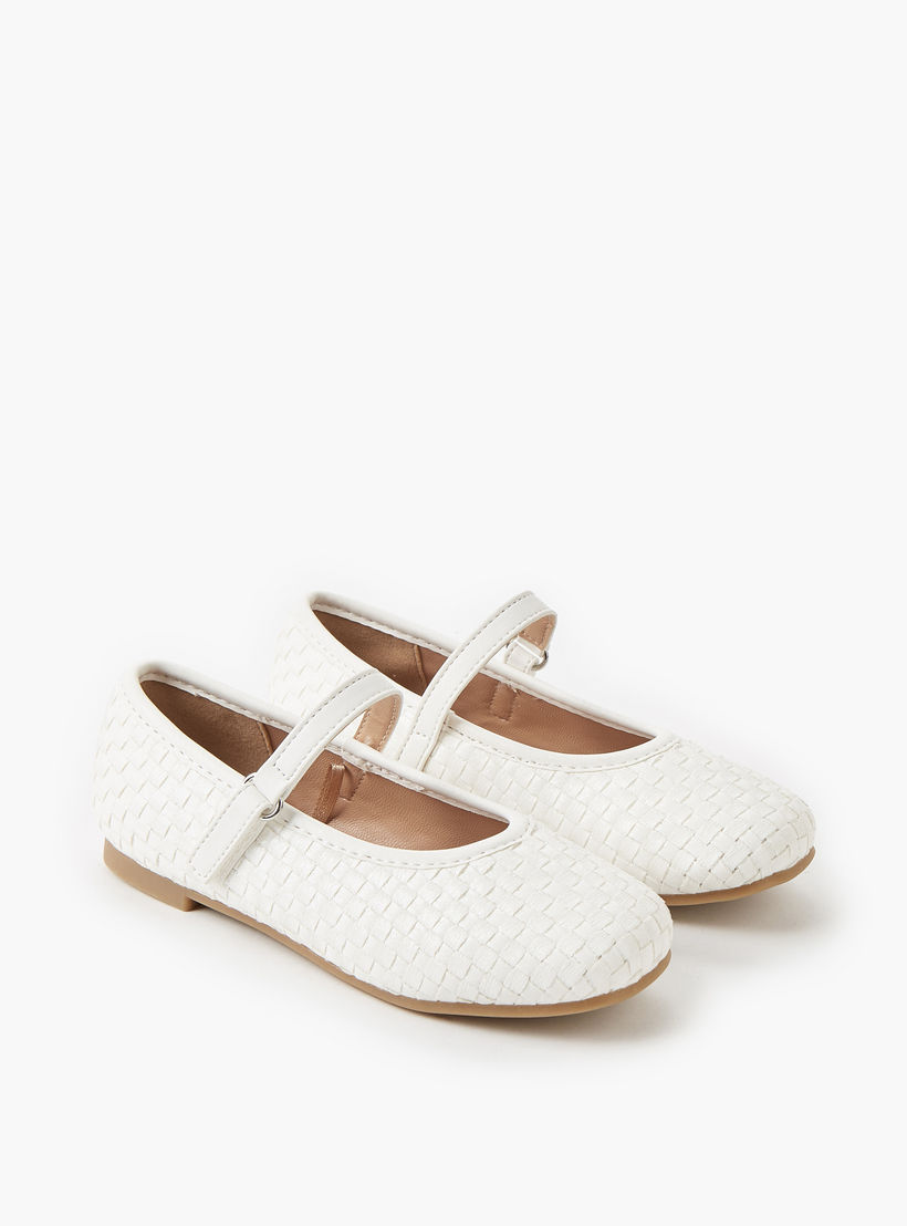 Juniors Girls Hook & Loop Ballerina Shoes-girls-shoes-maryjanes-image-1
