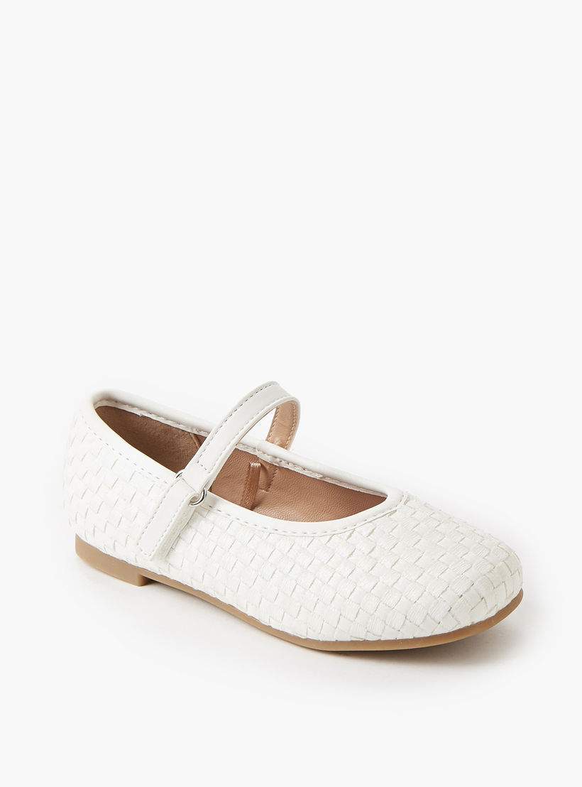 Juniors Girls Hook & Loop Ballerina Shoes-girls-shoes-maryjanes-image-2