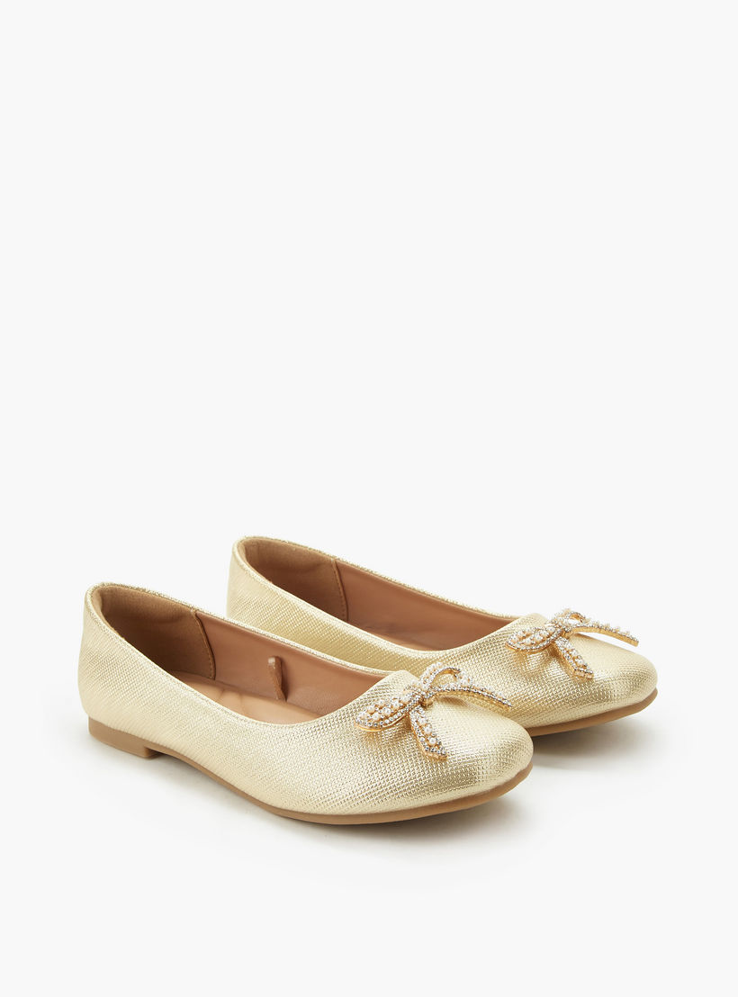 حذاء باليرينا مزين بفيونكة للبنات من سيليست-girls-shoes-ballerinas-image-1