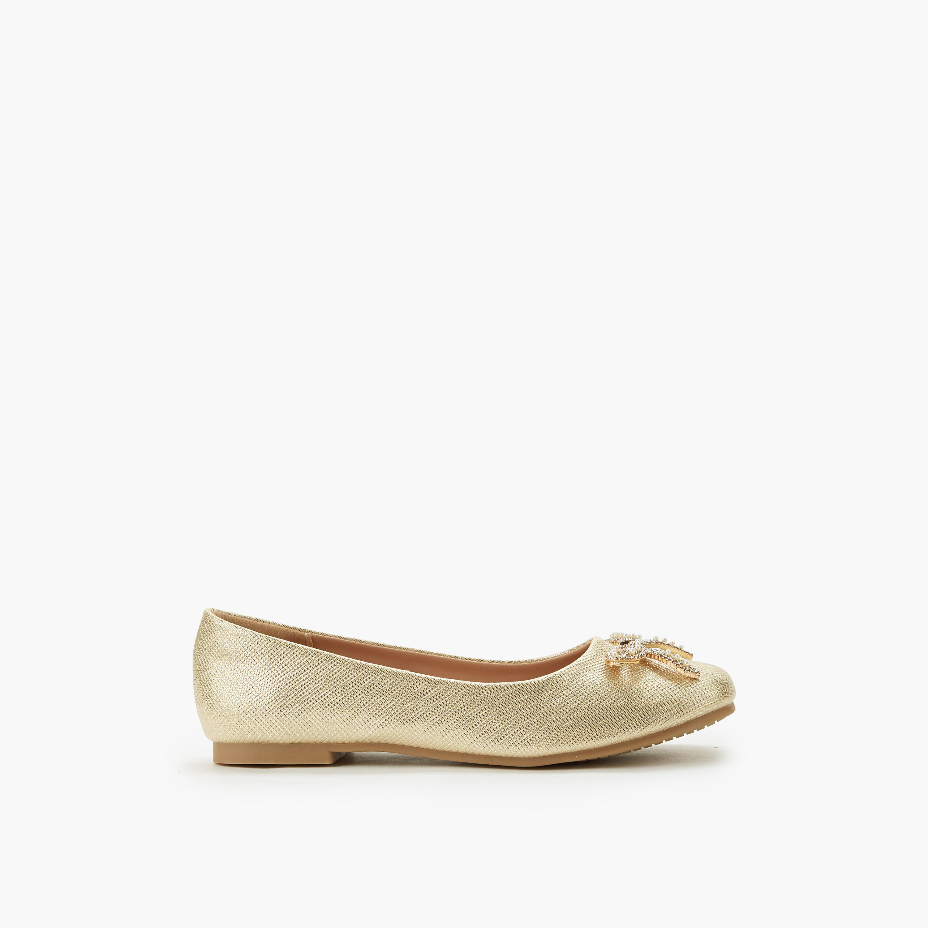حذاء باليرينا مزين بفيونكة للبنات من سيليست-girls-shoes-ballerinas-image-3