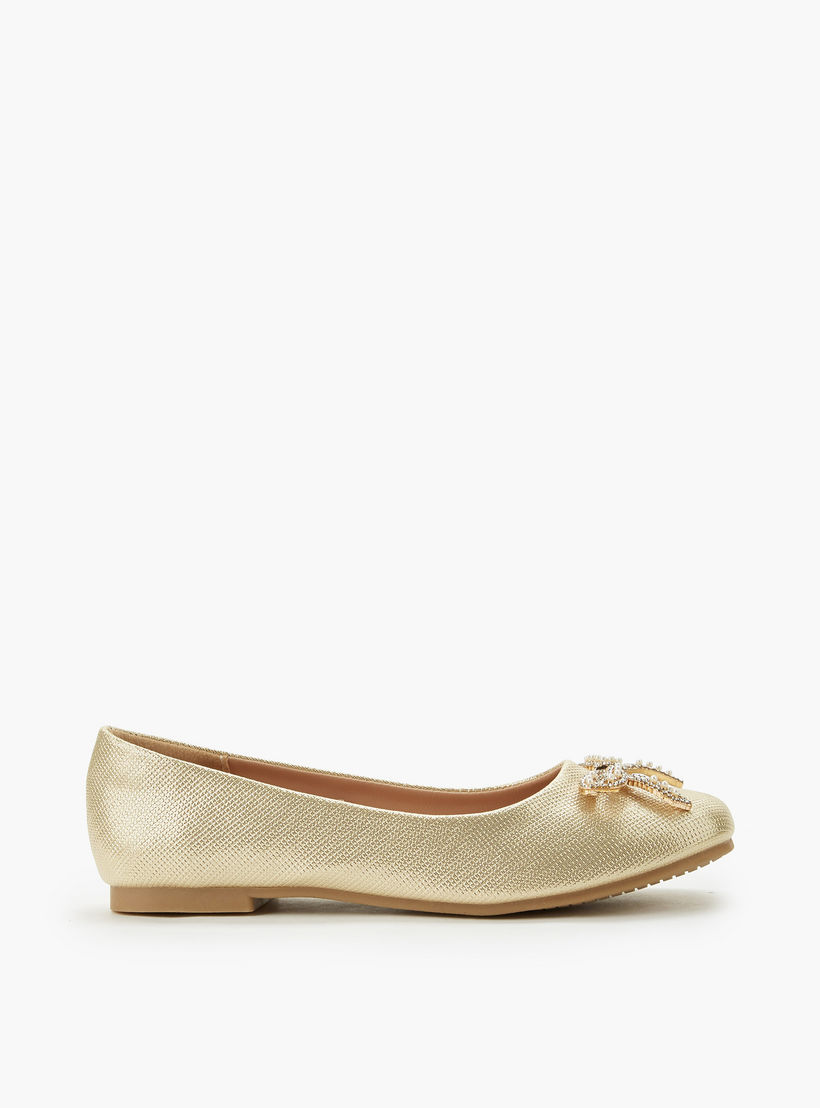 حذاء باليرينا مزين بفيونكة للبنات من سيليست-girls-shoes-ballerinas-image-3