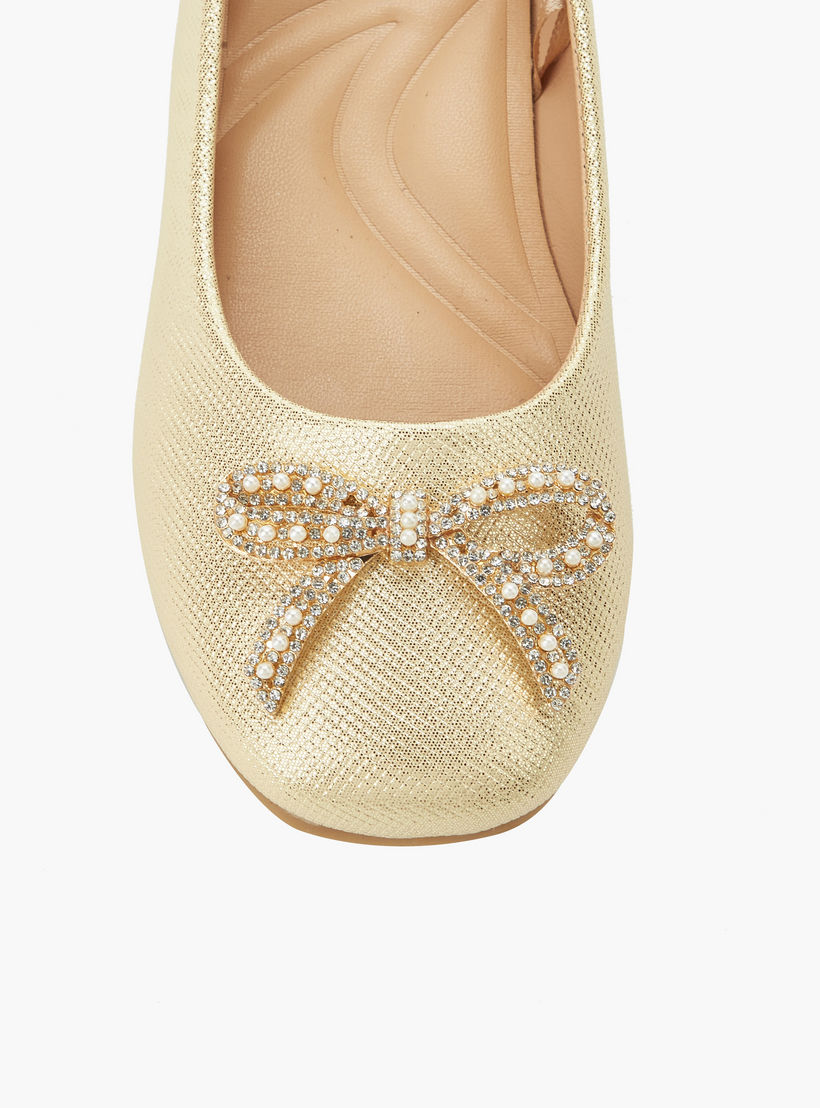حذاء باليرينا مزين بفيونكة للبنات من سيليست-girls-shoes-ballerinas-image-5