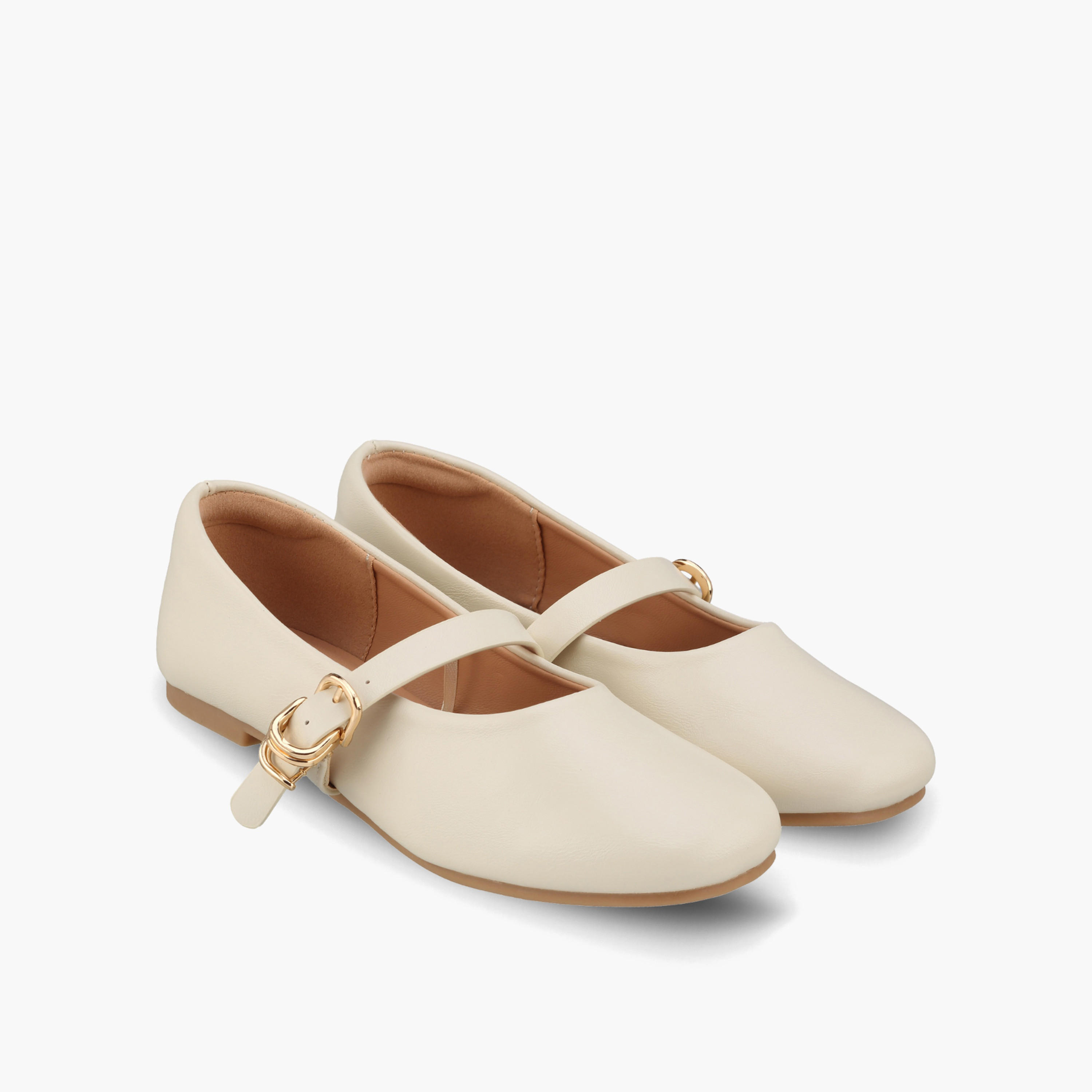 حذاء ماري جين بارز الملمس للفتيات من ليتل ميسي-girls-shoes-ballerinas-image-1