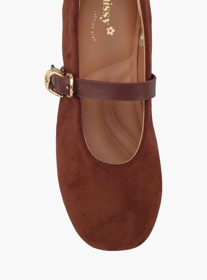 حذاء ماري جين بارز الملمس للفتيات من ليتل ميسي-girls-shoes-ballerinas-image-4