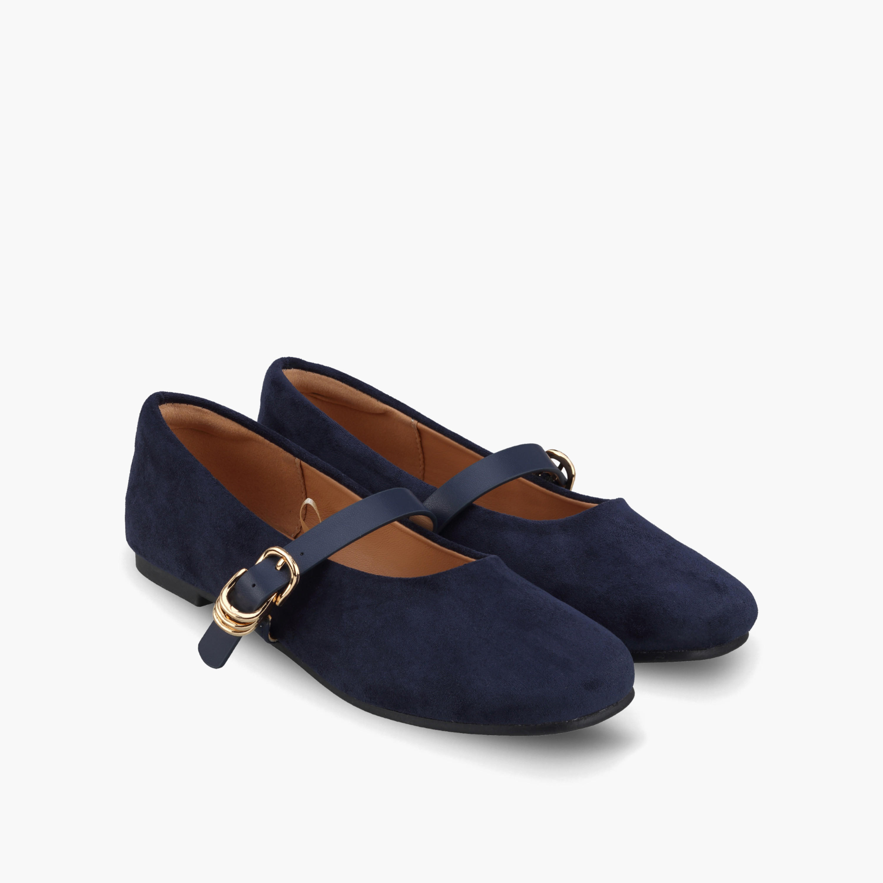 حذاء ماري جين بارز الملمس للفتيات من ليتل ميسي-girls-shoes-ballerinas-image-1