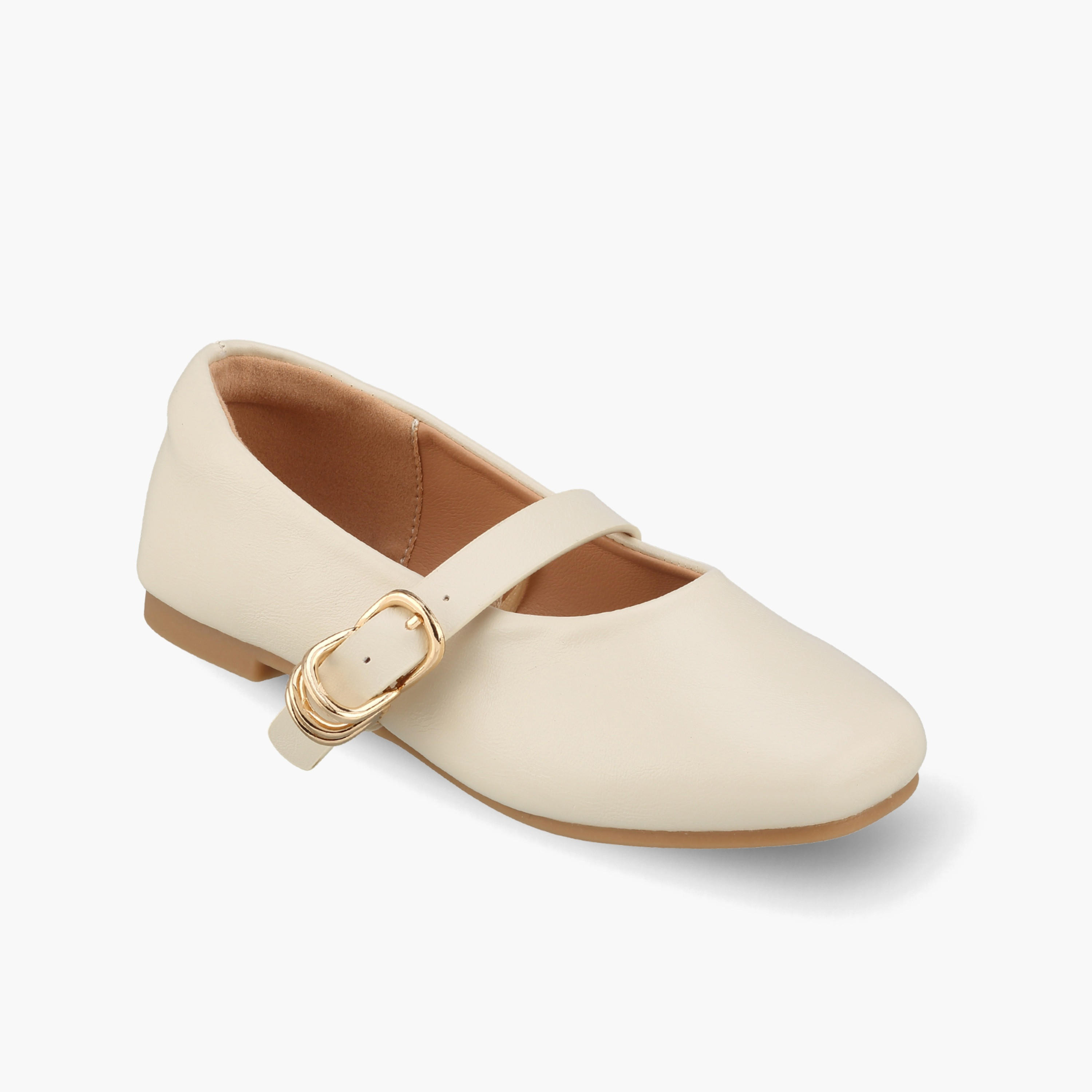 حذاء ماري جين بارز الملمس للفتيات من جونيورز-girls-shoes-ballerinas-image-2
