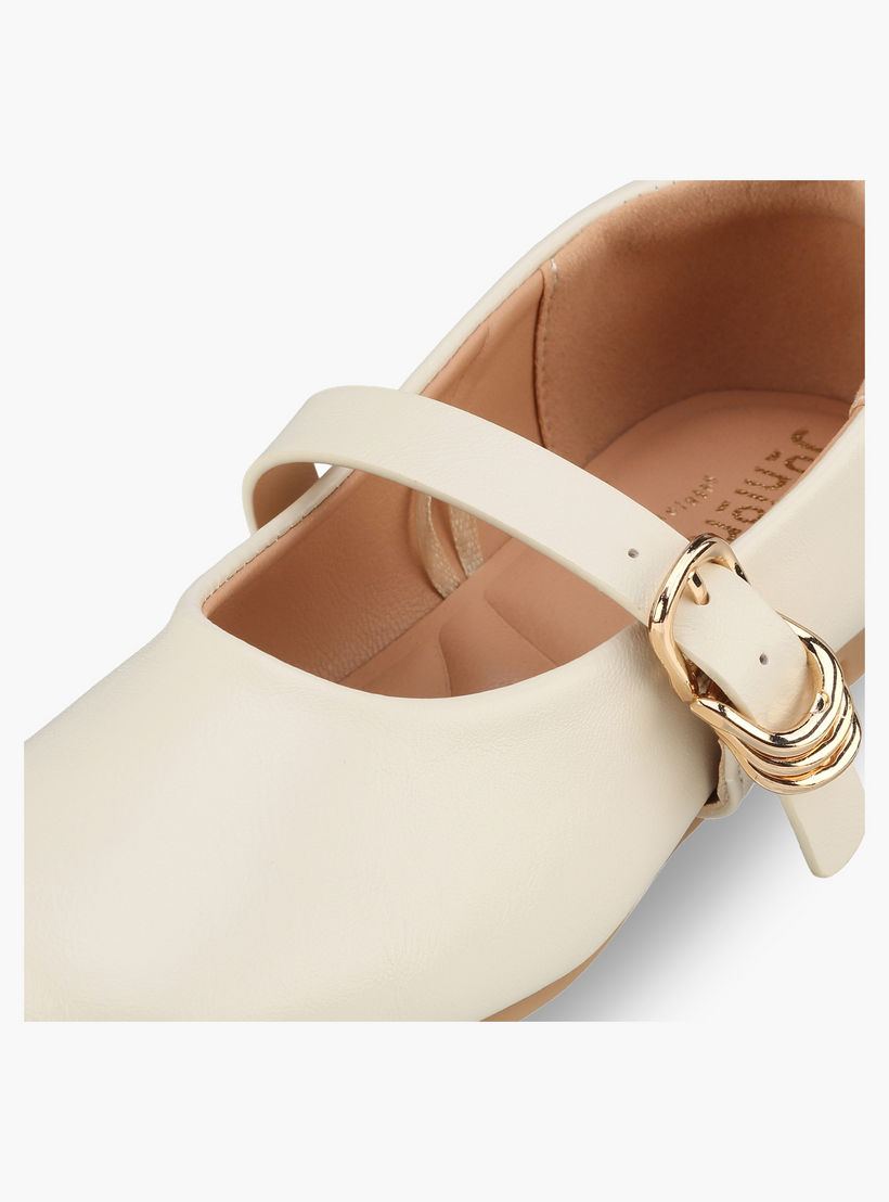 حذاء ماري جين بارز الملمس للفتيات من جونيورز-girls-shoes-ballerinas-image-6