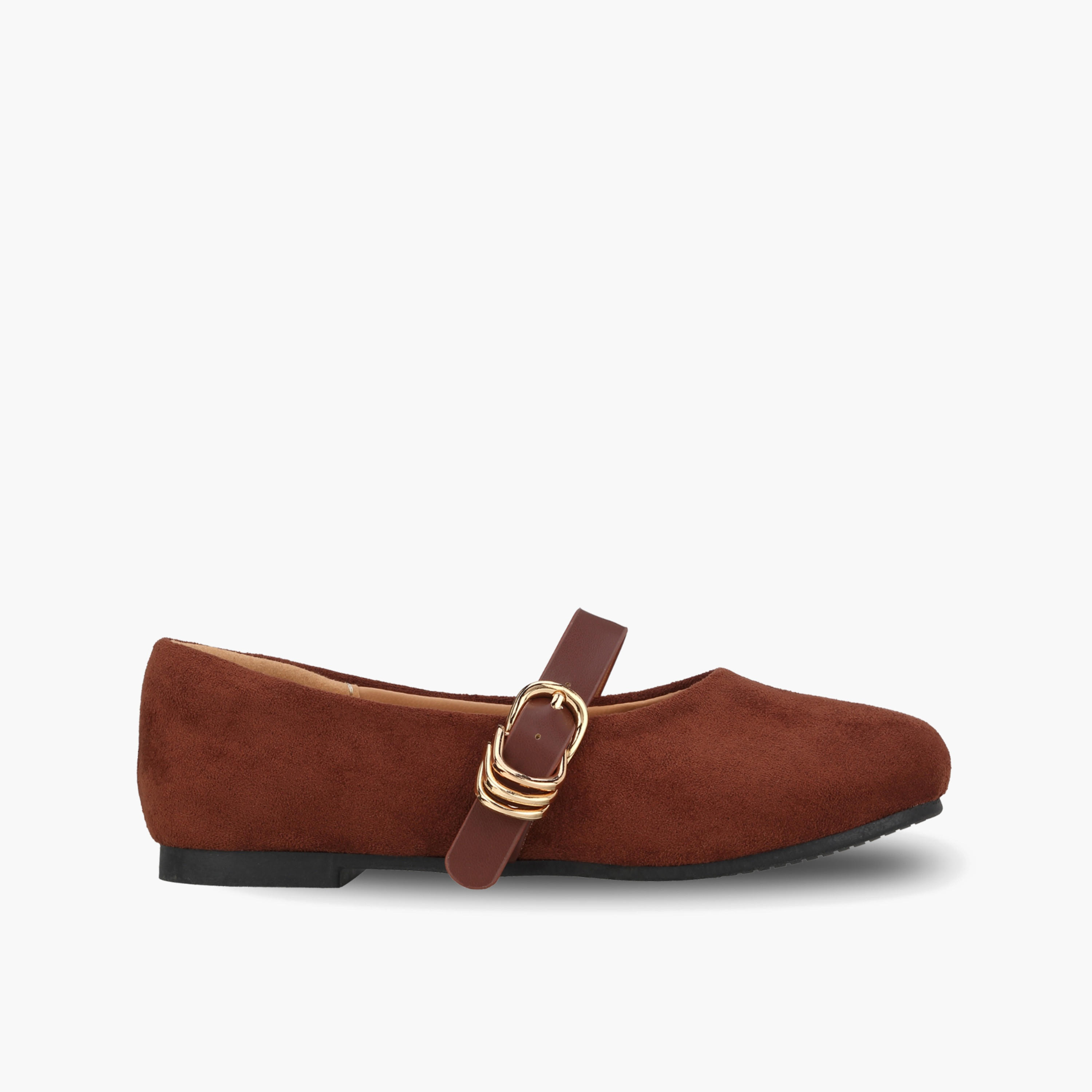 حذاء ماري جين بارز الملمس للفتيات من جونيورز-girls-shoes-ballerinas-image-3