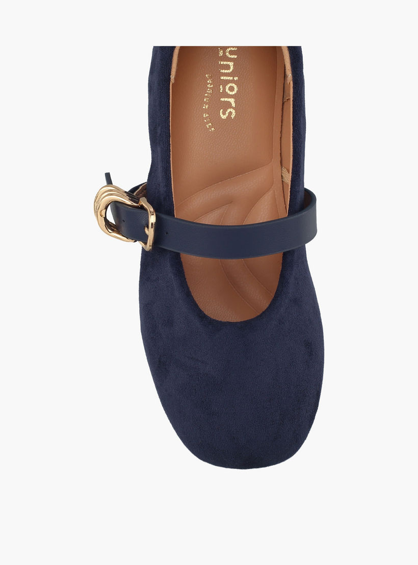 حذاء ماري جين بارز الملمس للفتيات من جونيورز-girls-shoes-ballerinas-image-4