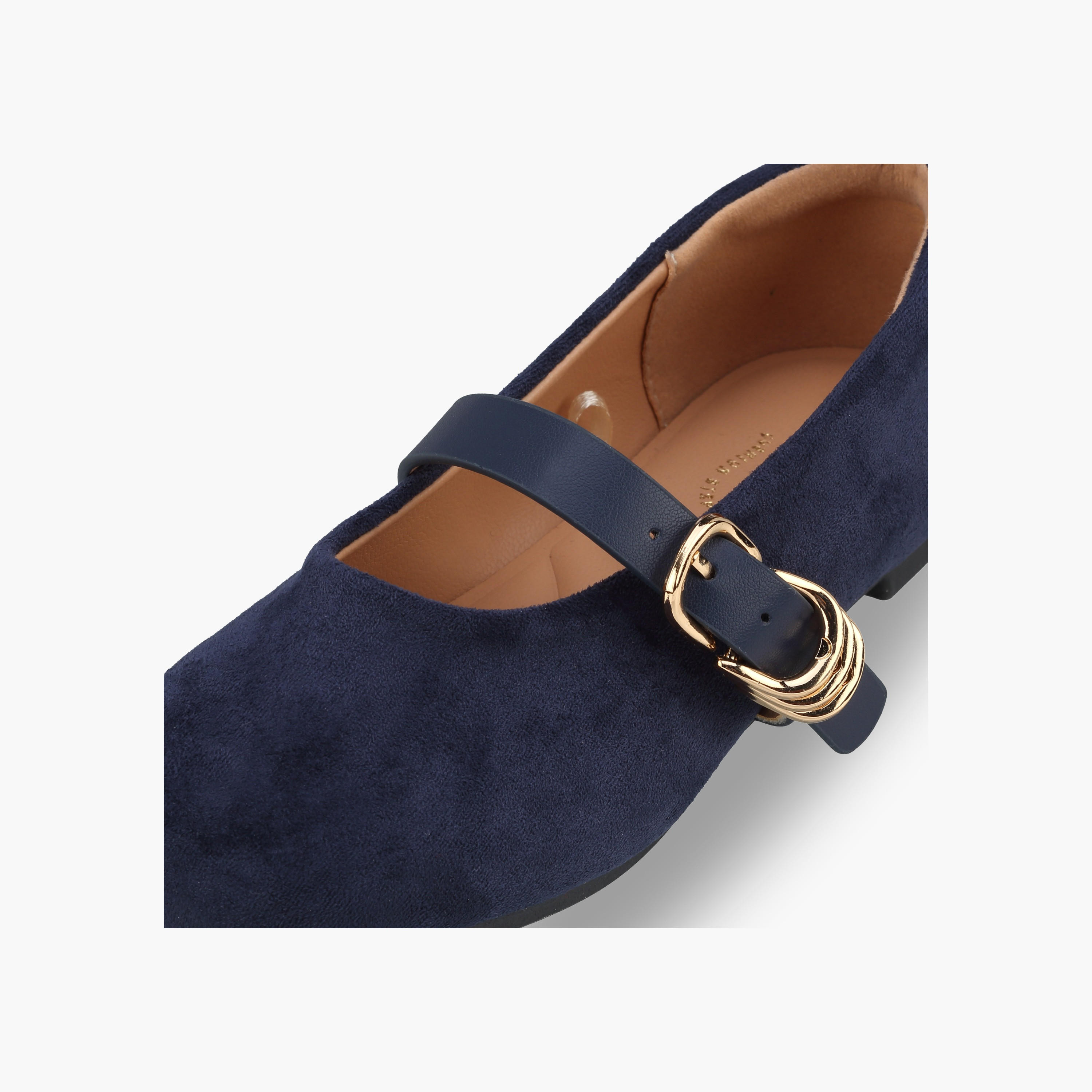 حذاء ماري جين بارز الملمس للفتيات من جونيورز-girls-shoes-ballerinas-image-6