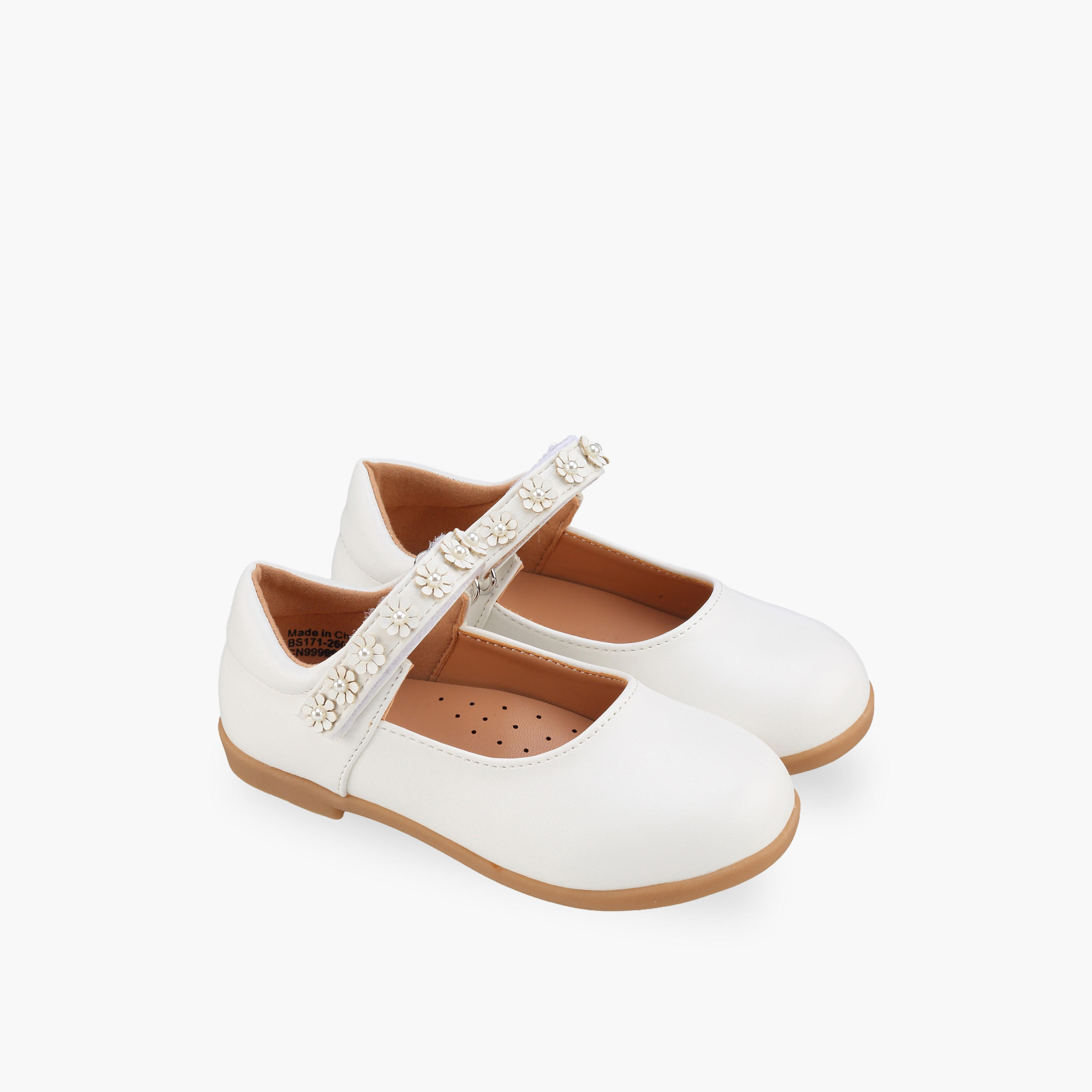 Flora Bella Girls Hook & Loop Mary Jane Shoes-girls-shoes-maryjanes-image-1