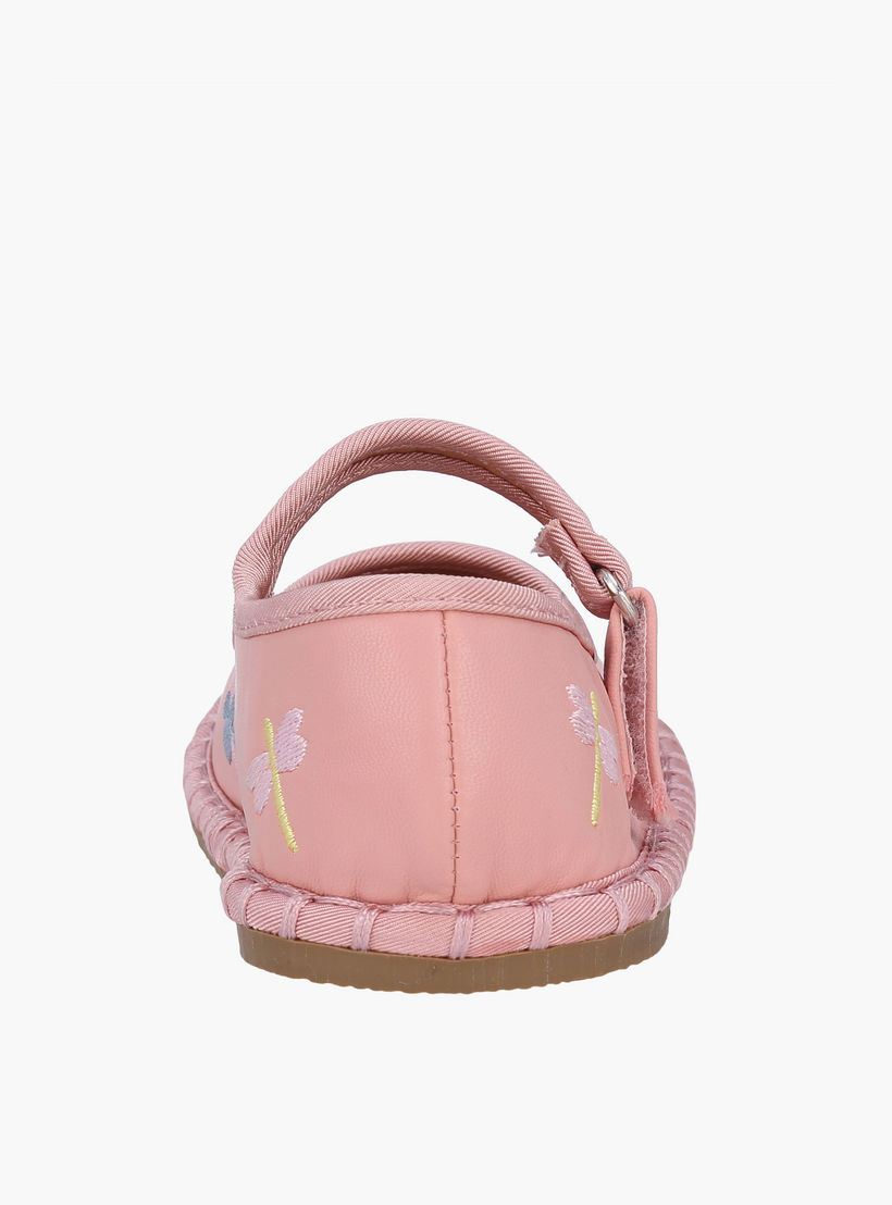 حذاء ماري جين بشريط إغلاق لاصق للبنات من فلورا بيلا-girls-shoes-maryjanes-image-5