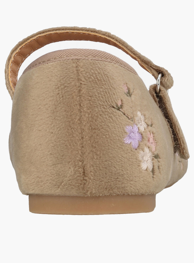 حذاء ماري جين بتطريز للفتيات من ليتل ميسي-girls-shoes-ballerinas-image-5