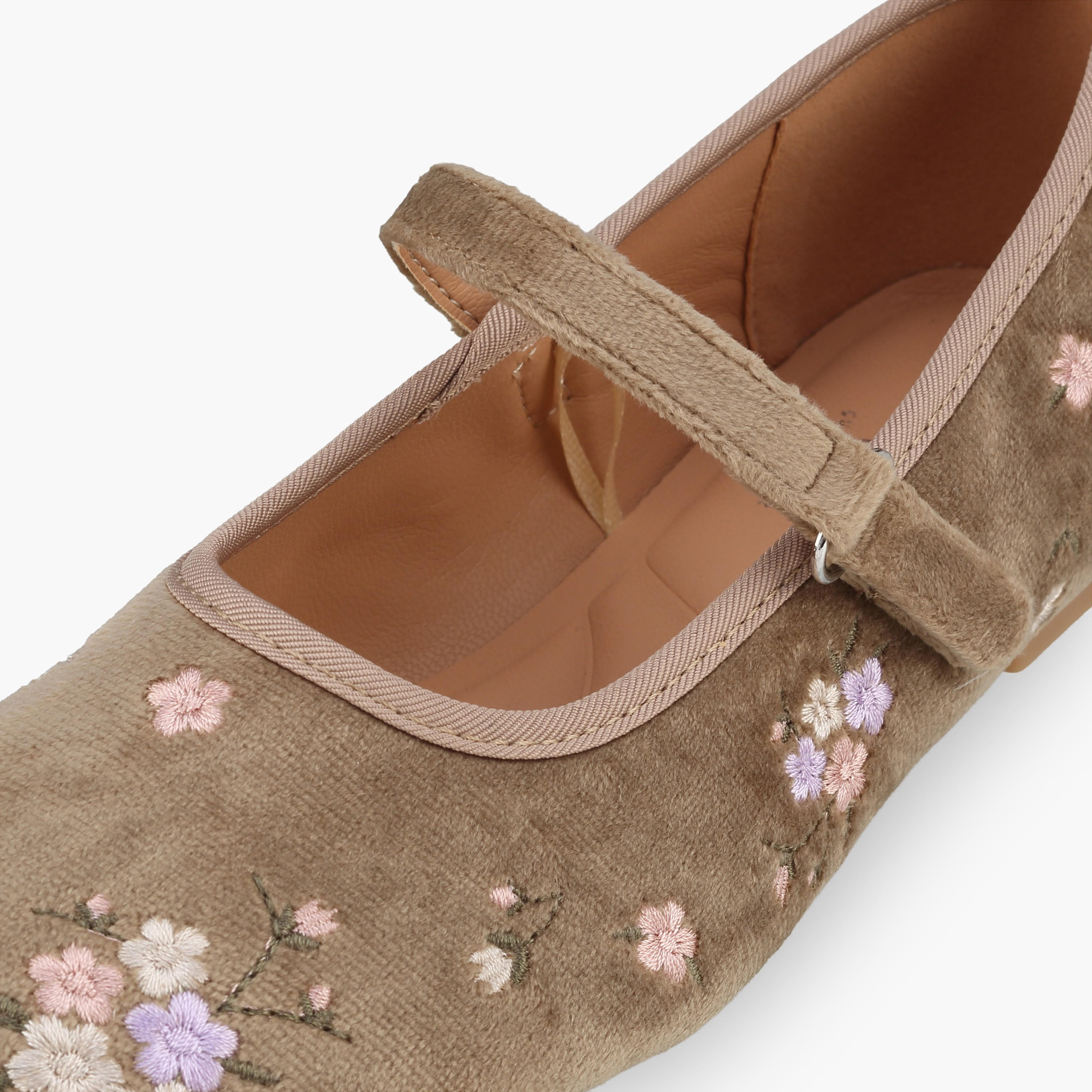 حذاء ماري جين بتطريز للفتيات من ليتل ميسي-girls-shoes-ballerinas-image-6