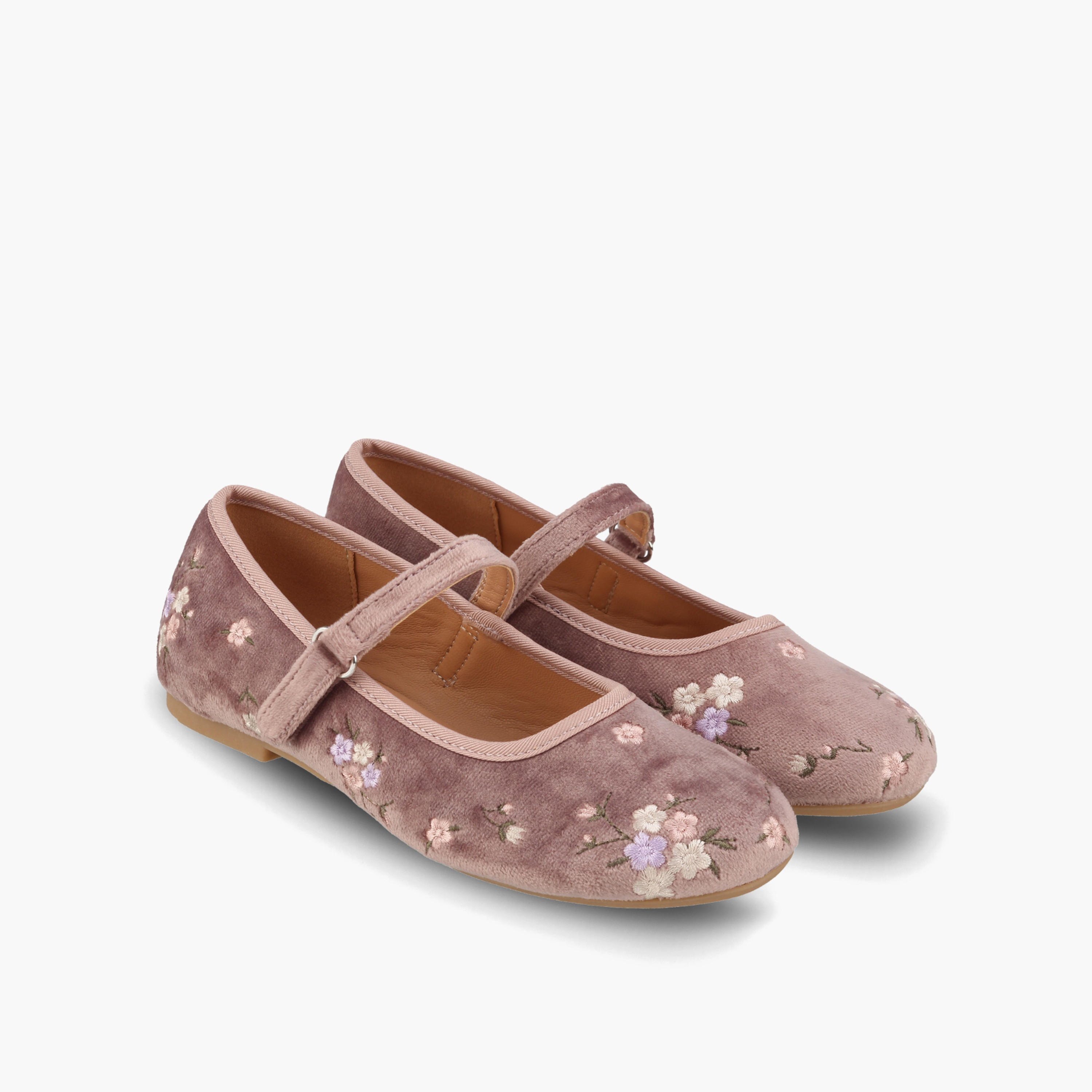 حذاء ماري جين بتطريز للفتيات من ليتل ميسي-girls-shoes-ballerinas-image-1