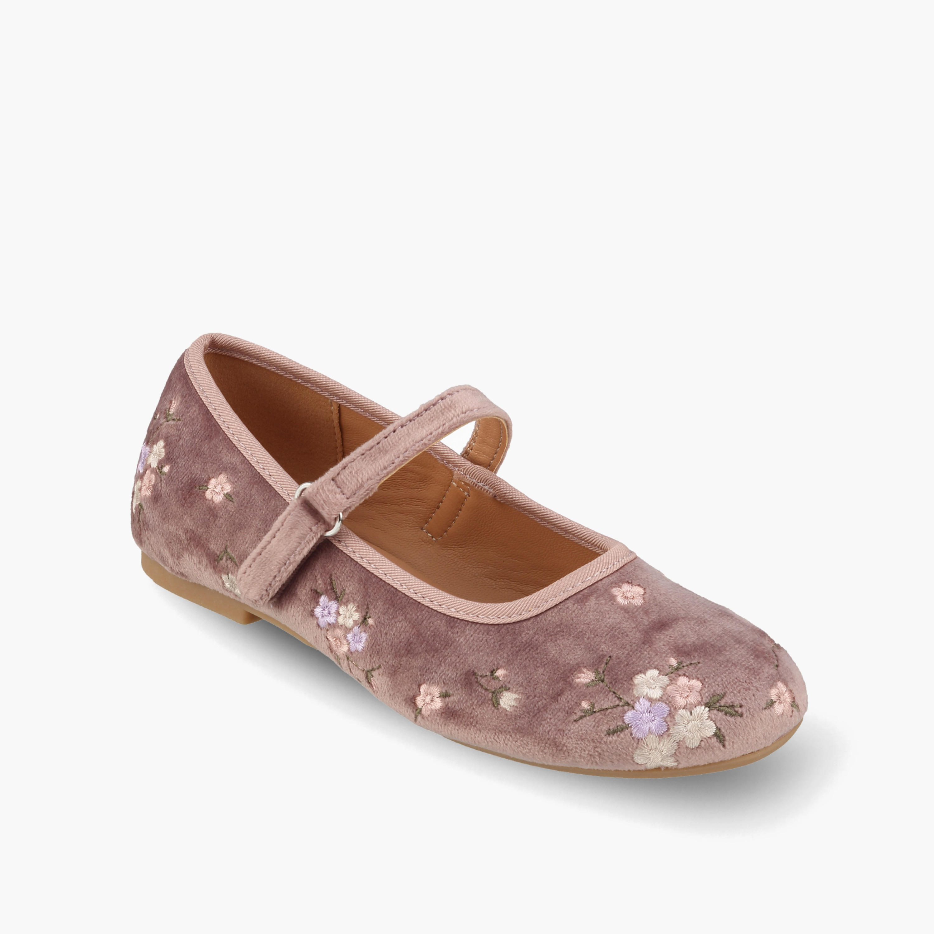 حذاء ماري جين بتطريز للفتيات من ليتل ميسي-girls-shoes-ballerinas-image-2