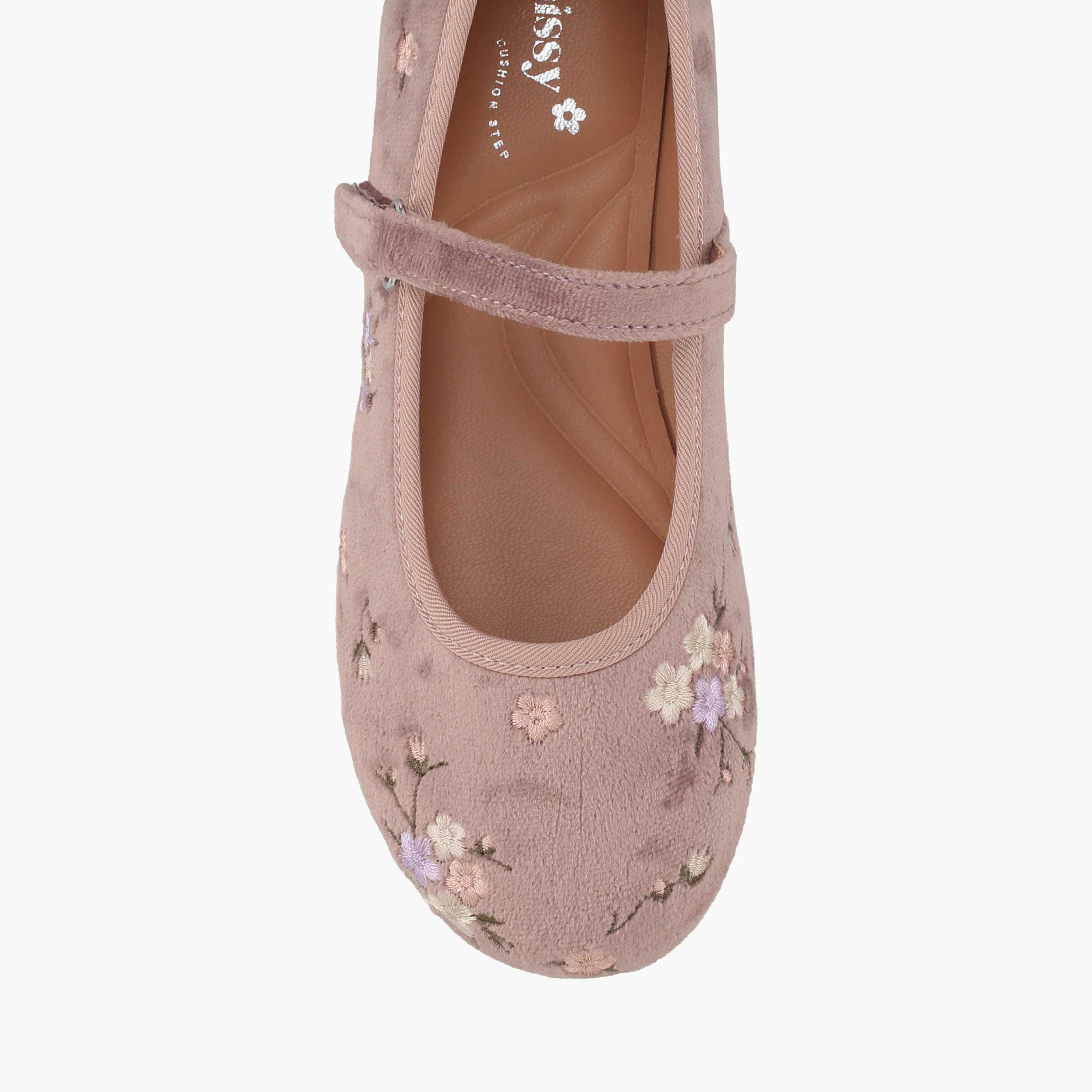 حذاء ماري جين بتطريز للفتيات من ليتل ميسي-girls-shoes-ballerinas-image-4