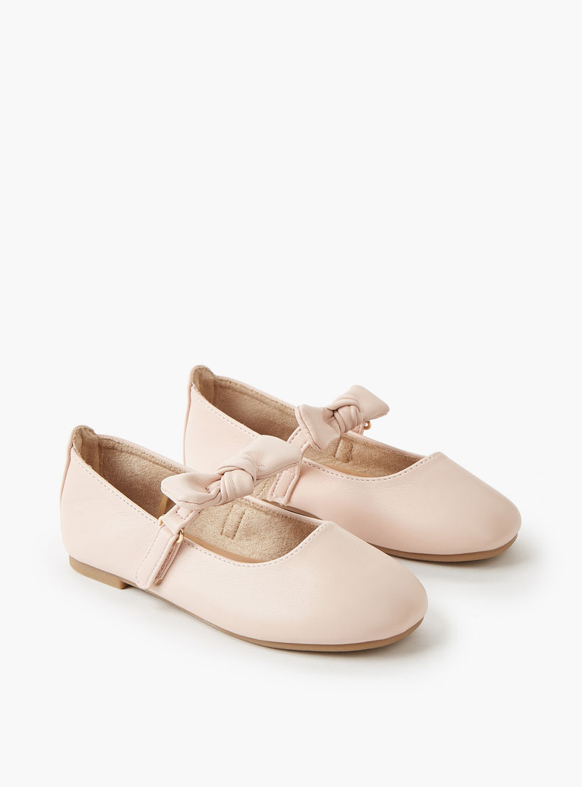 حذاء باليرينا بشريط إغلاق لاصق للبنات من جونيورز-girls-shoes-maryjanes-image-1