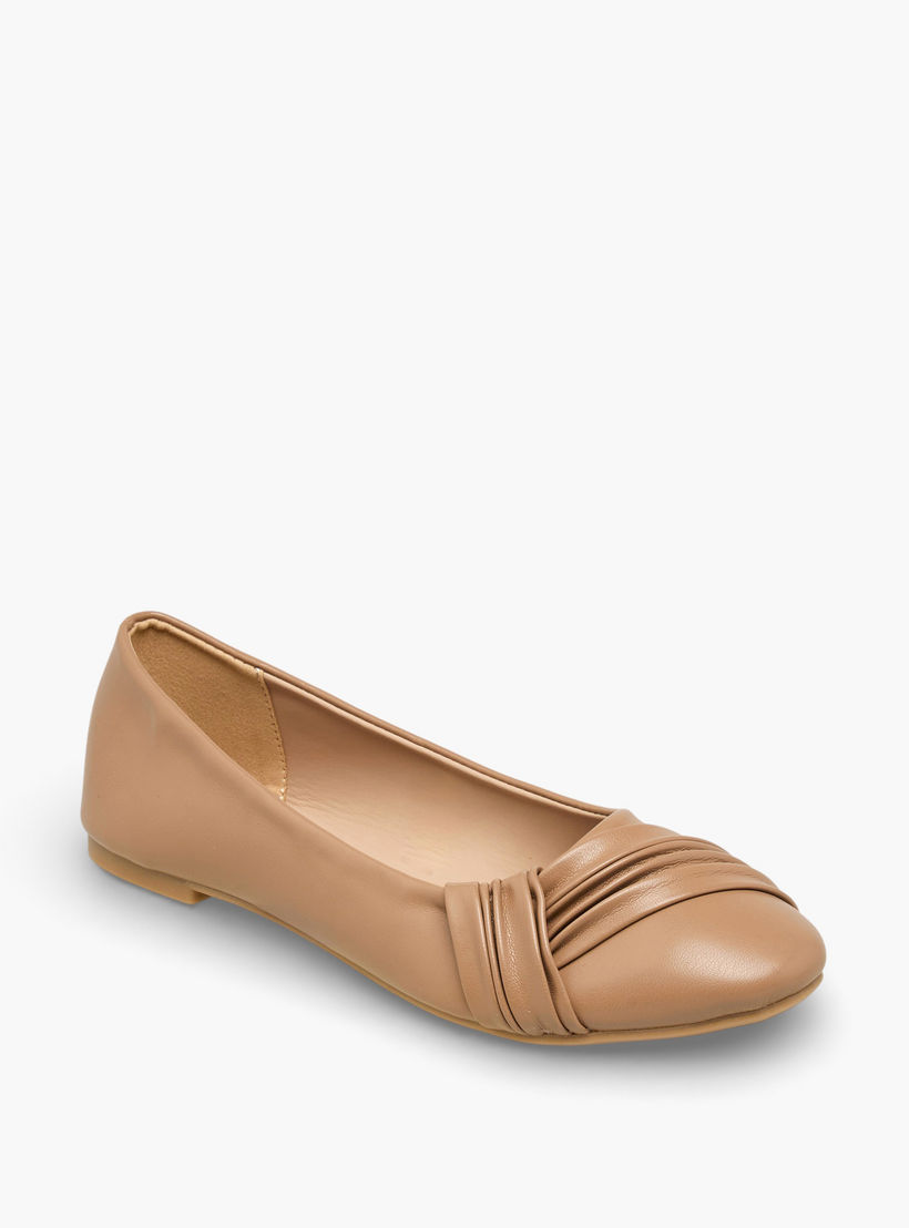 Flora Bella Women Ruched Detail Ballerina Shoes-women-shoes-flats-ballerinas-image-2