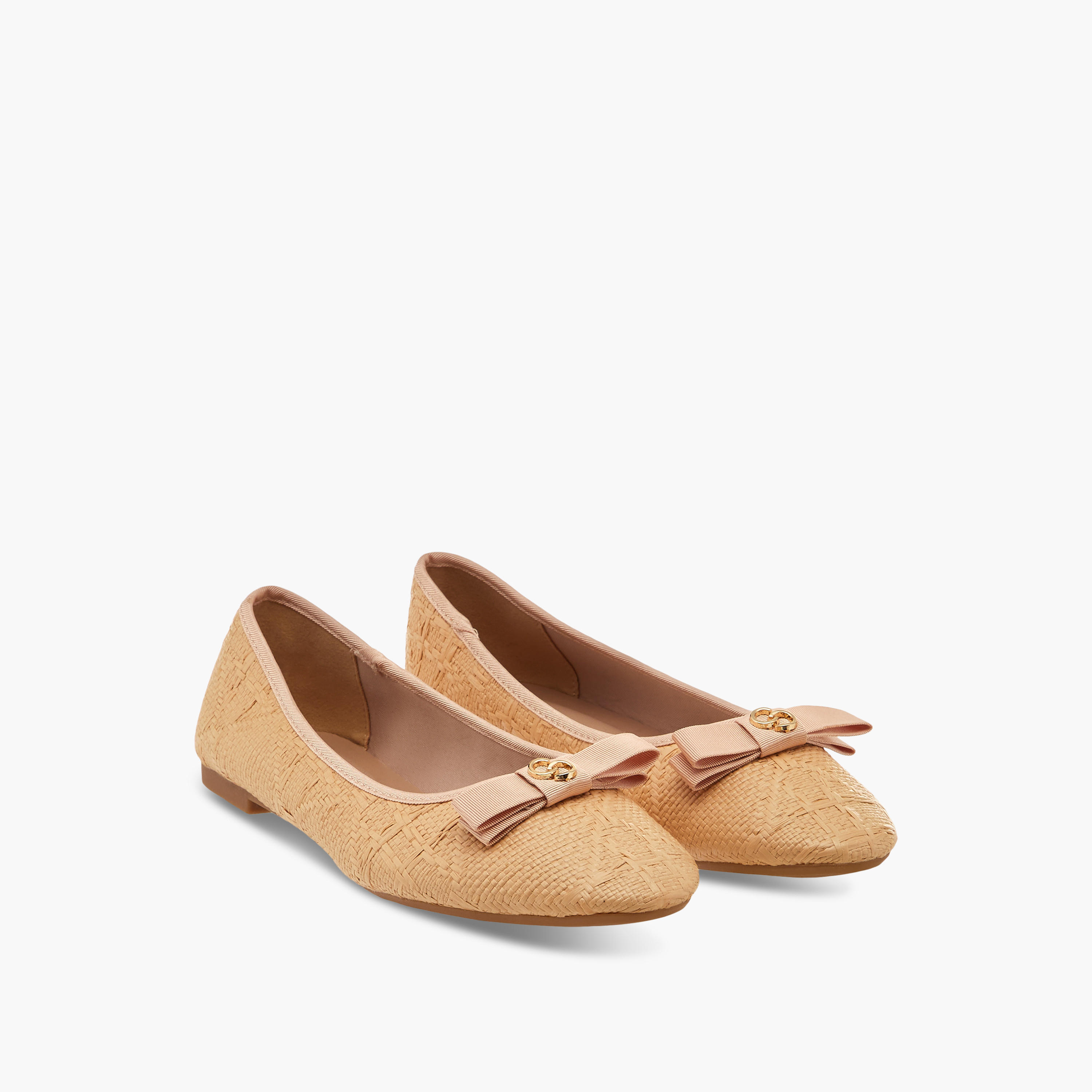 حذاء باليرينا سهل الارتداء بزينة فيونكة من سيليست-women-shoes-ballerinas-image-1