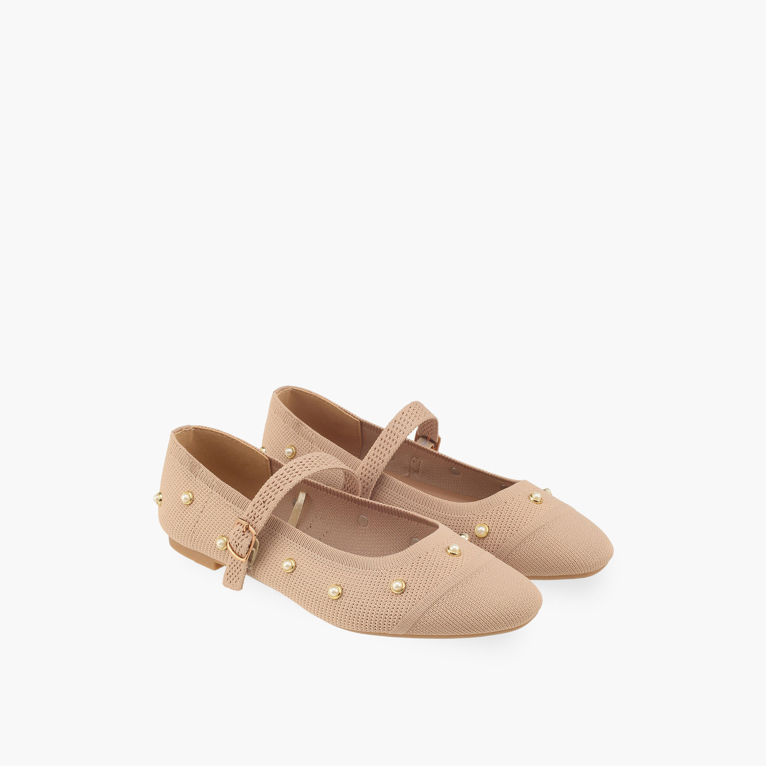 حذاء باليرينا مزين للنساء من فلورا بيلا-women-shoes-flats-ballerinas-image-1