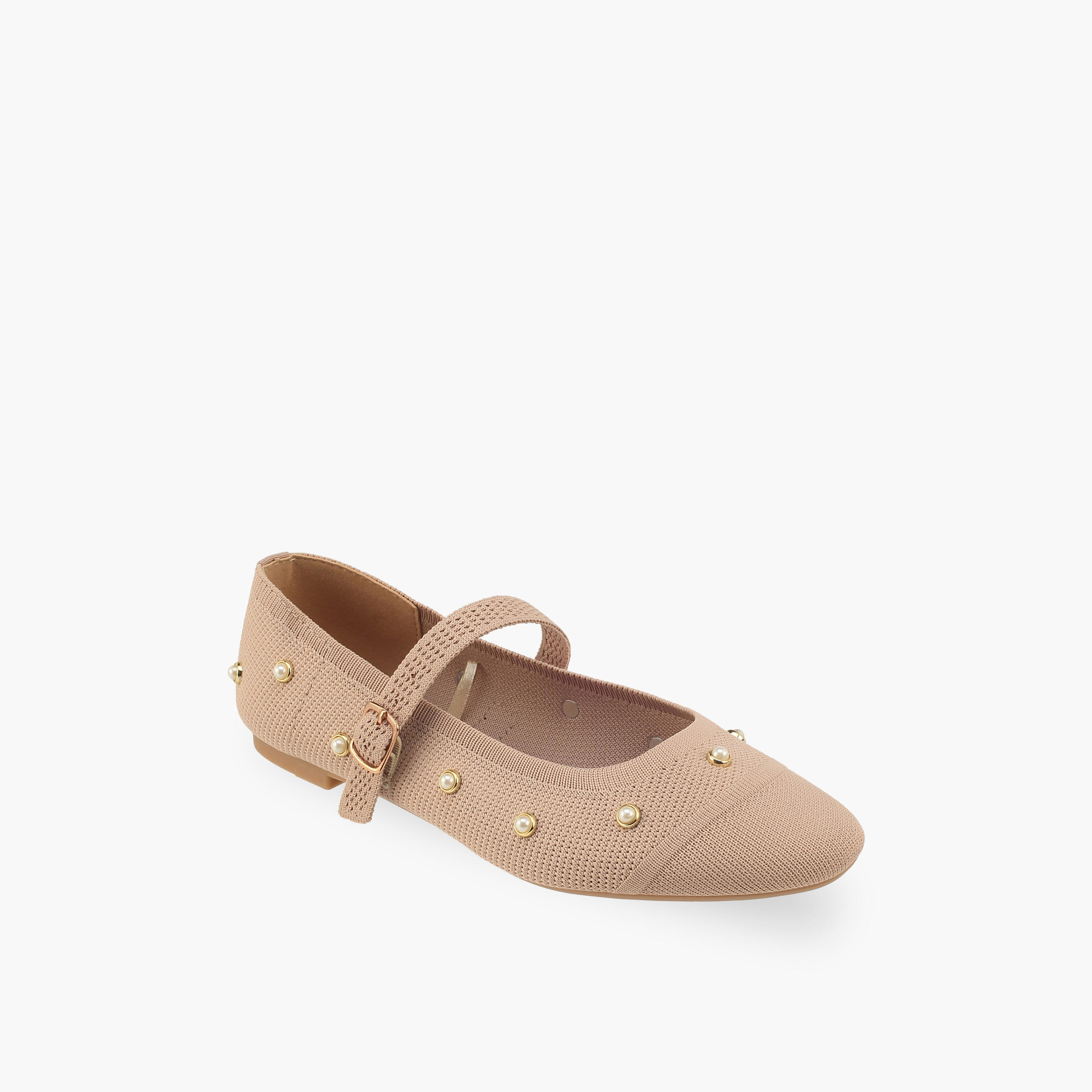 حذاء باليرينا مزين للنساء من فلورا بيلا-women-shoes-flats-ballerinas-image-2