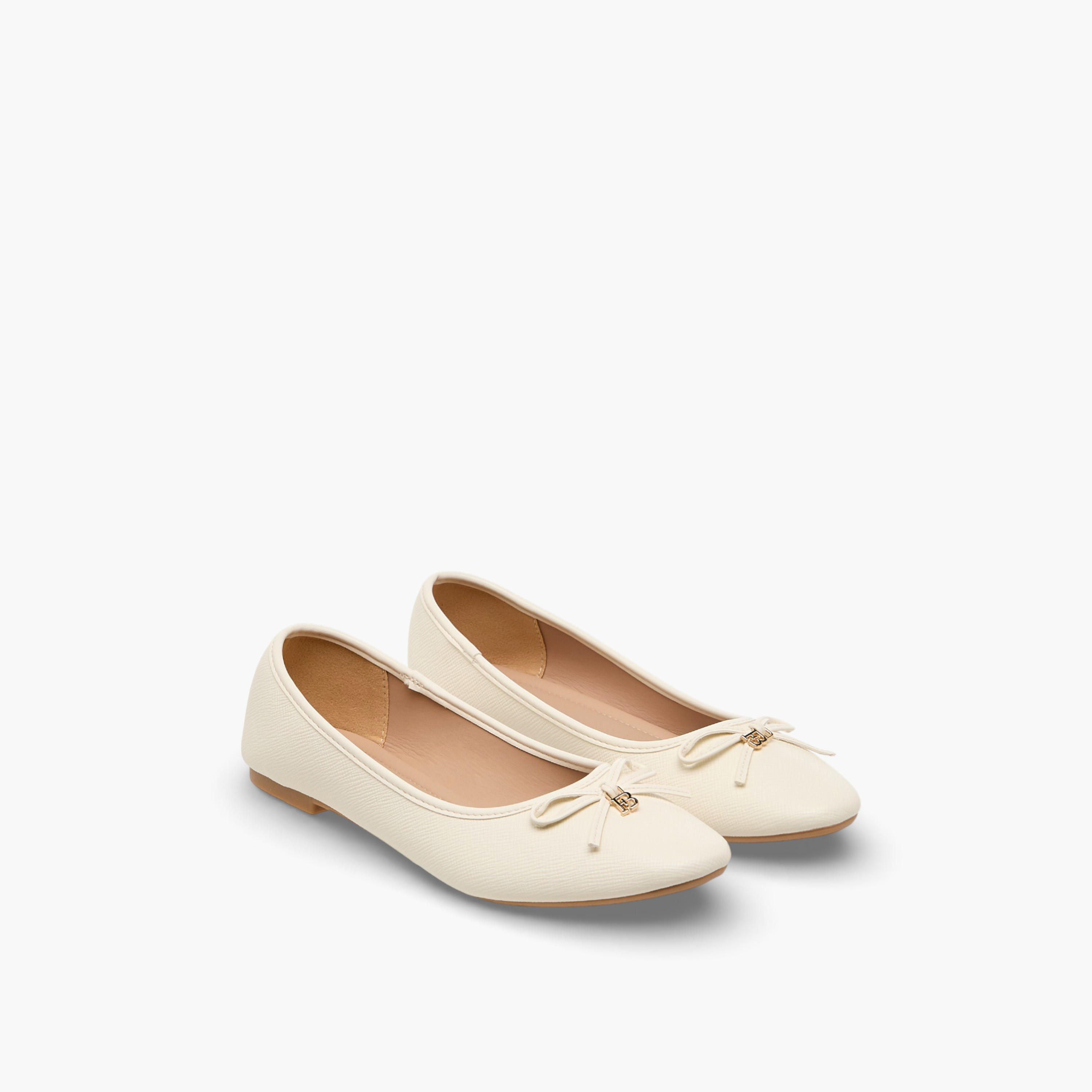 Flora Bella Women Bow Detail Ballerina Shoes-women-shoes-flats-ballerinas-image-1
