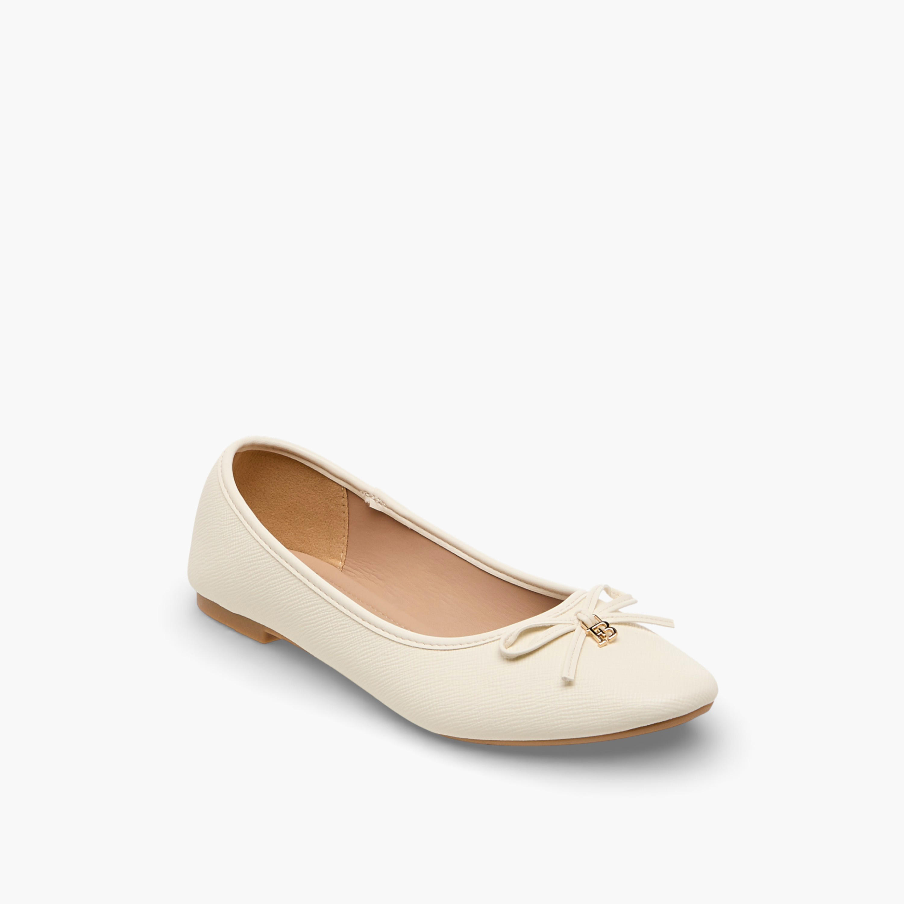 Flora Bella Women Bow Detail Ballerina Shoes-women-shoes-flats-ballerinas-image-2