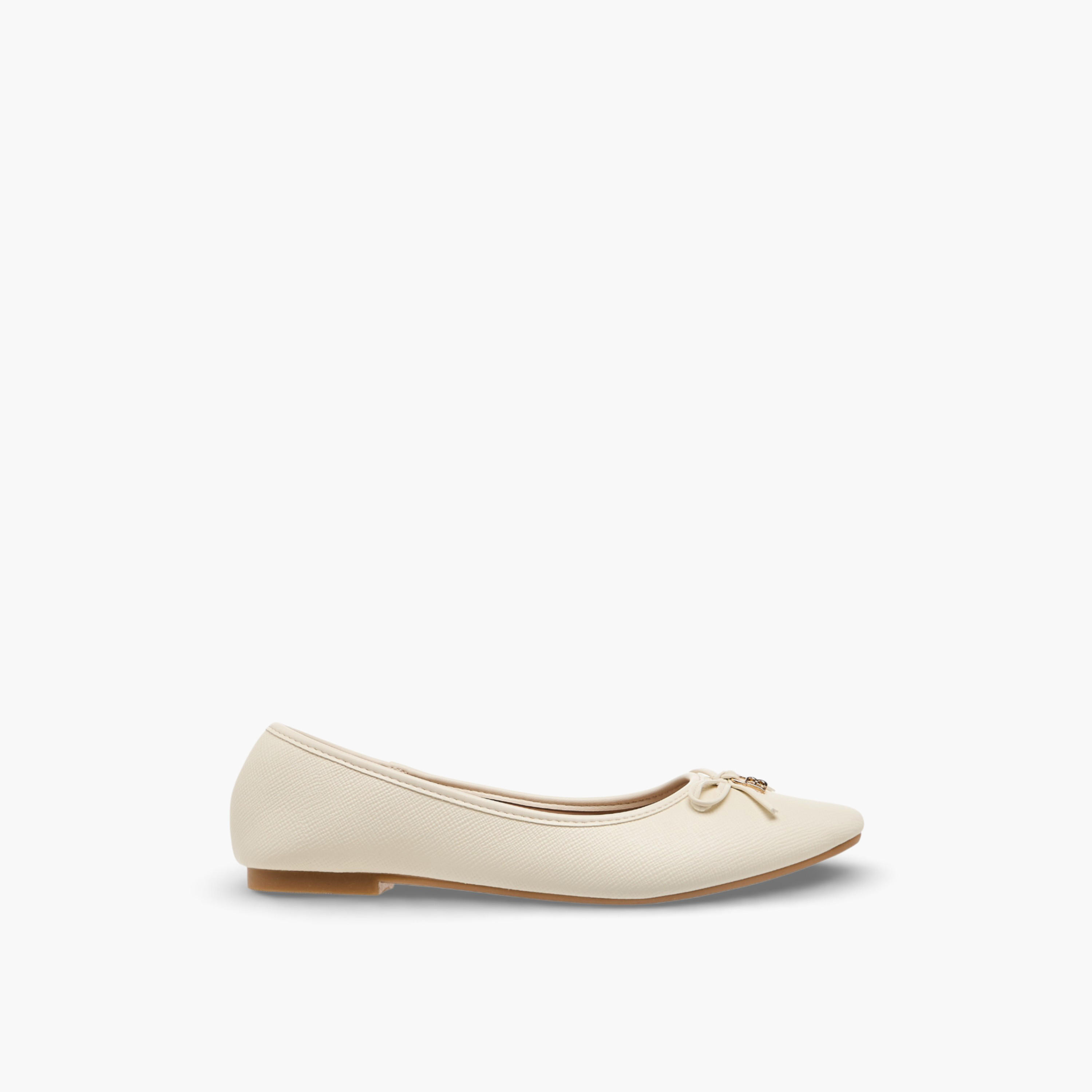 Flora Bella Women Bow Detail Ballerina Shoes-women-shoes-flats-ballerinas-image-3