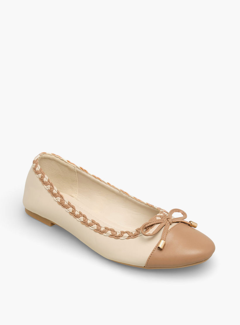 Flora Bella Women Braided Trim Ballerina Shoes-women-shoes-flats-ballerinas-image-2