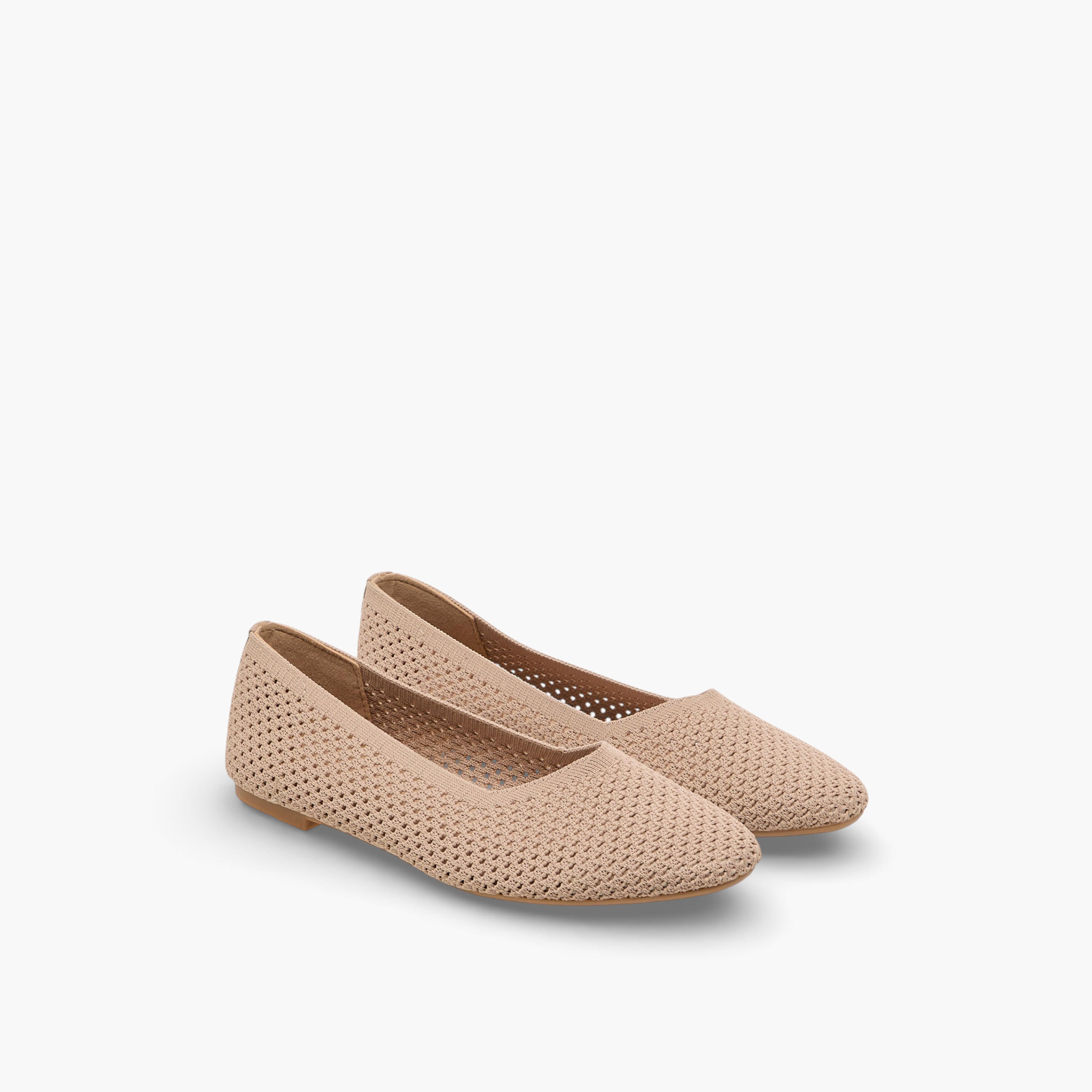Flora Bella Women Textured Ballerina Shoes-women-shoes-flats-ballerinas-image-1