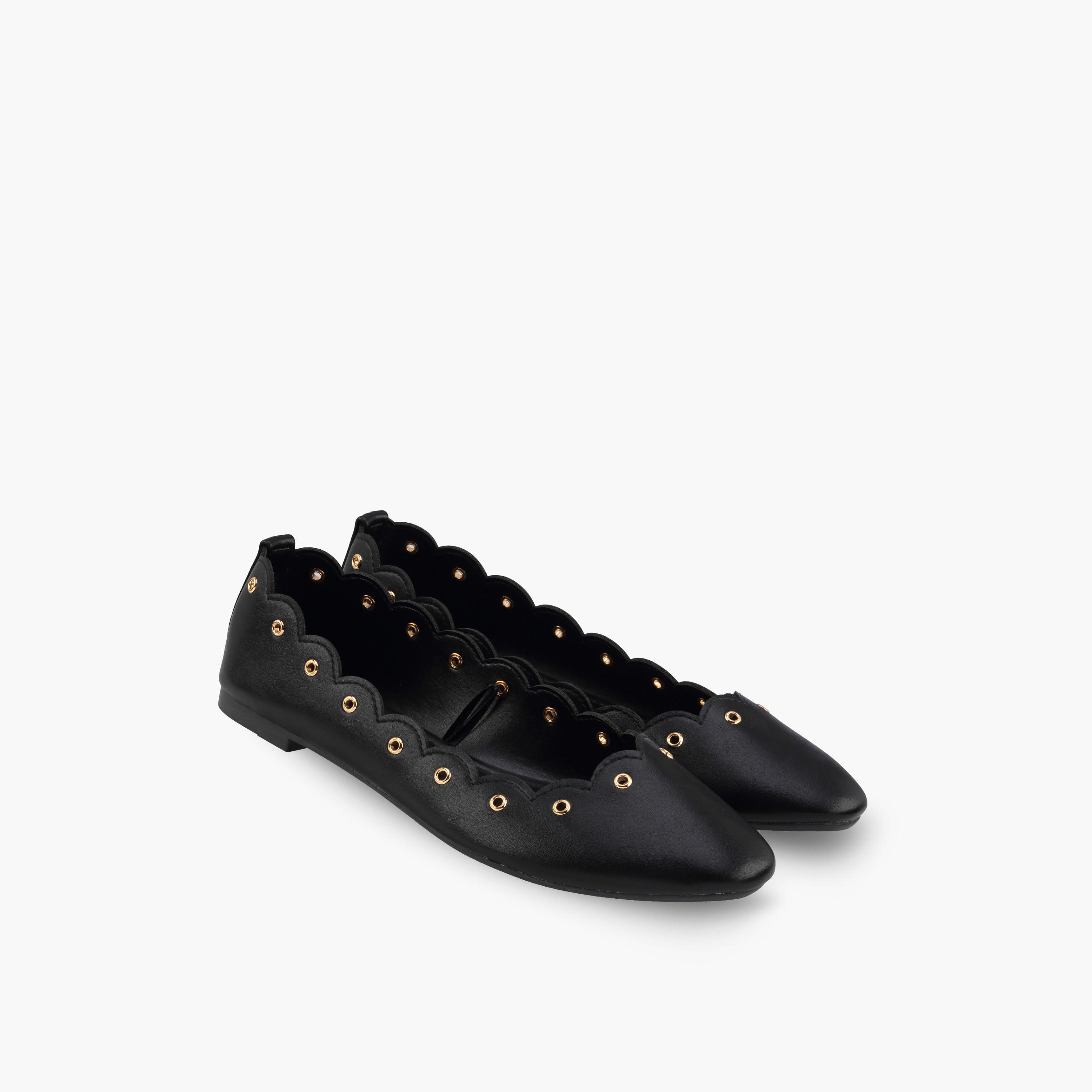 Flora Bella Women Rivets Embellished Ballerina Shoes-women-shoes-flats-ballerinas-image-1
