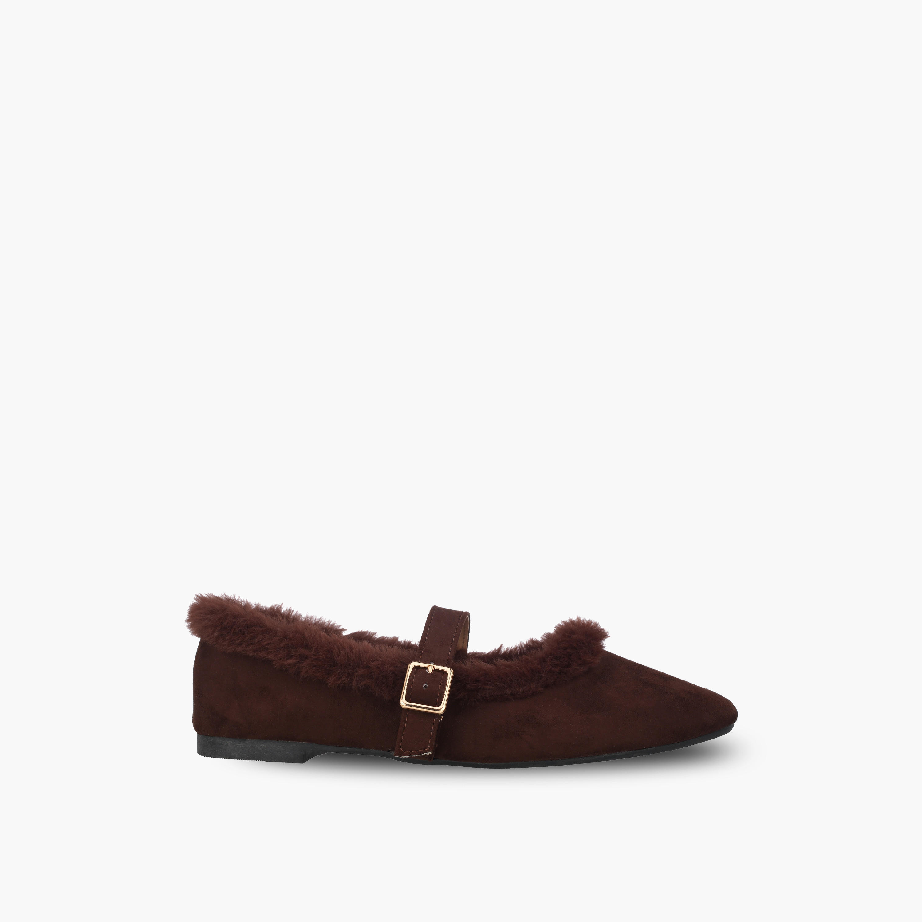 Flora Bella Women Faux Fur Mary Jane Shoes-women-shoes-ballerinas-image-3