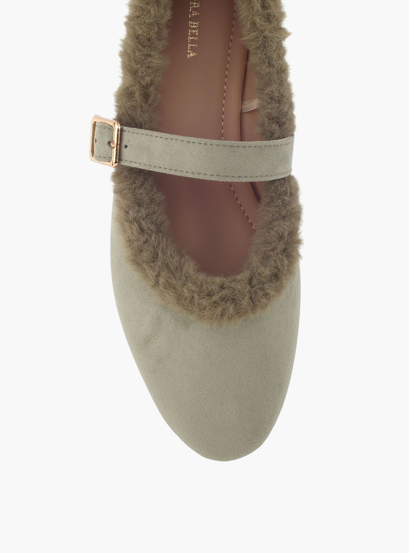 Flora Bella Women Faux Fur Mary Jane Shoes-women-shoes-ballerinas-image-4