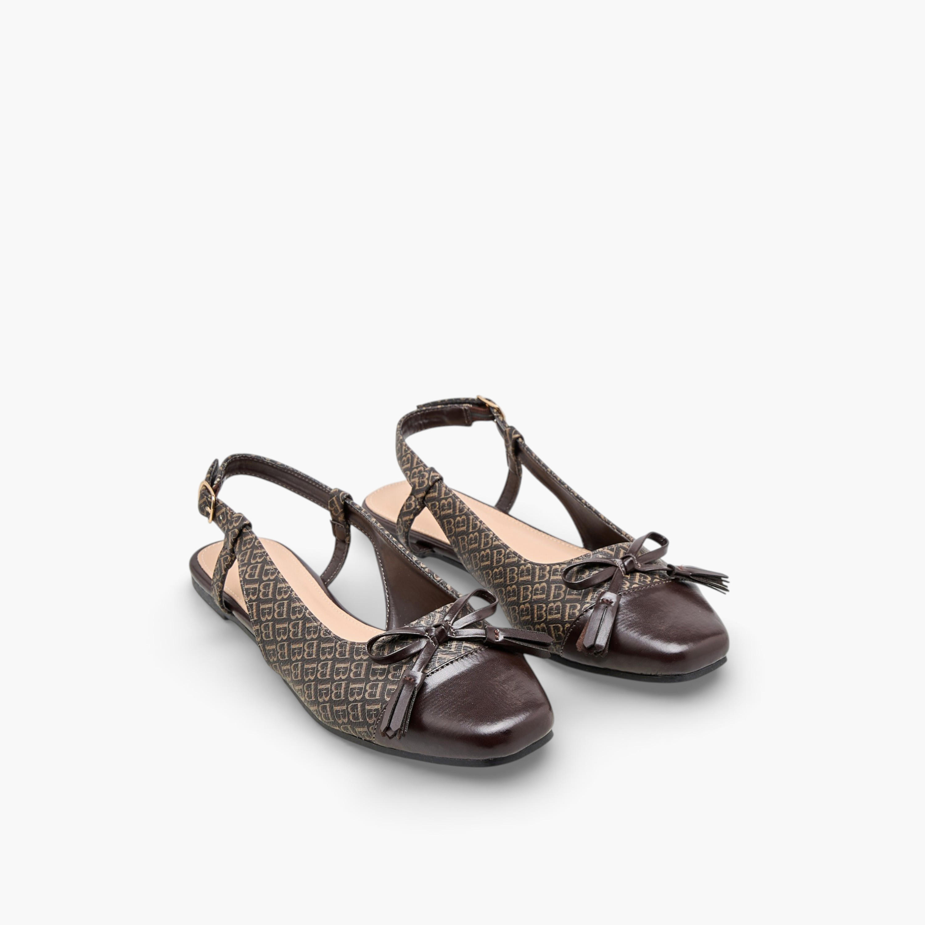 حذاء باليرينا بإبزيم إغلاق للنساء من فلورا بيلا-women-shoes-flats-ballerinas-image-1