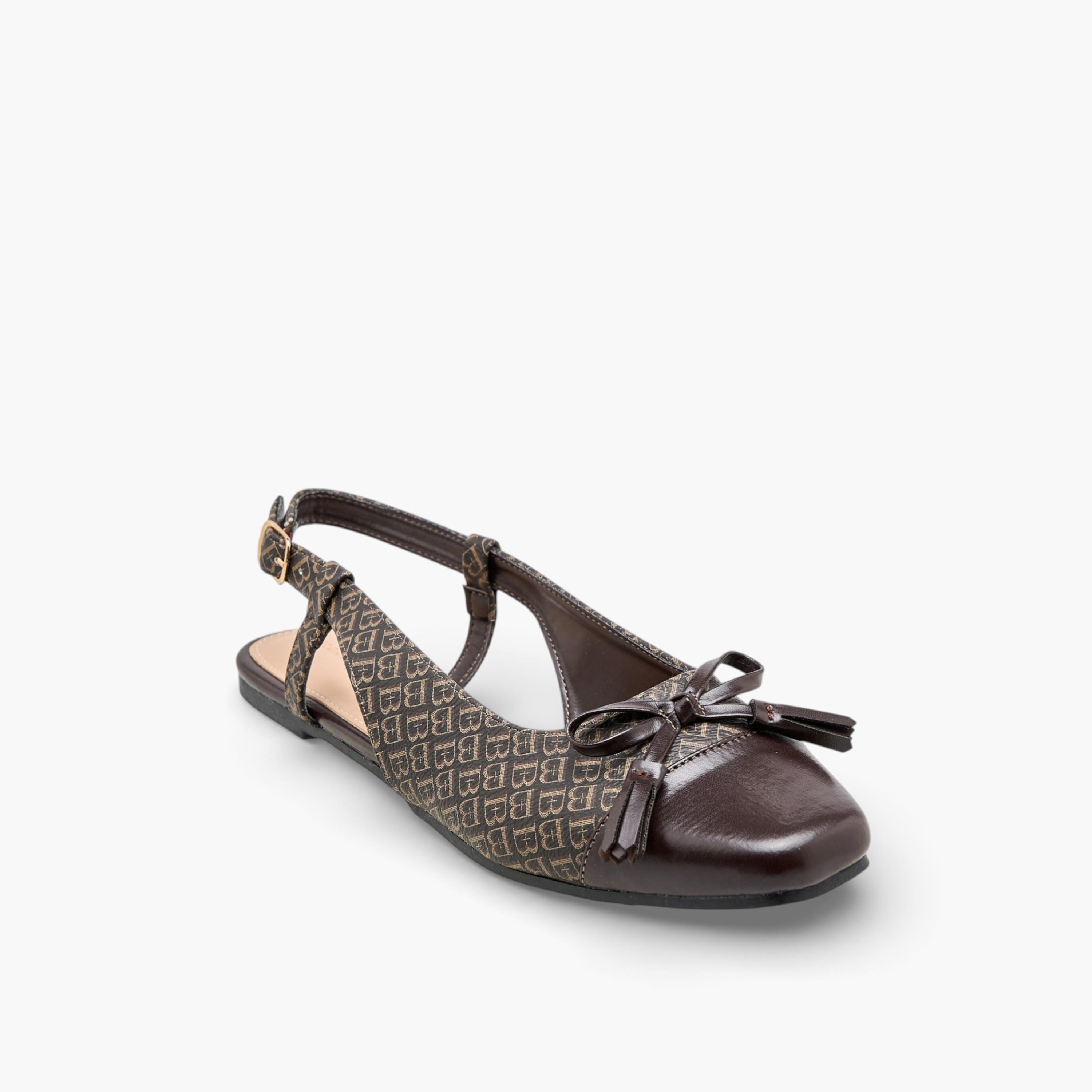 حذاء باليرينا بإبزيم إغلاق للنساء من فلورا بيلا-women-shoes-flats-ballerinas-image-2