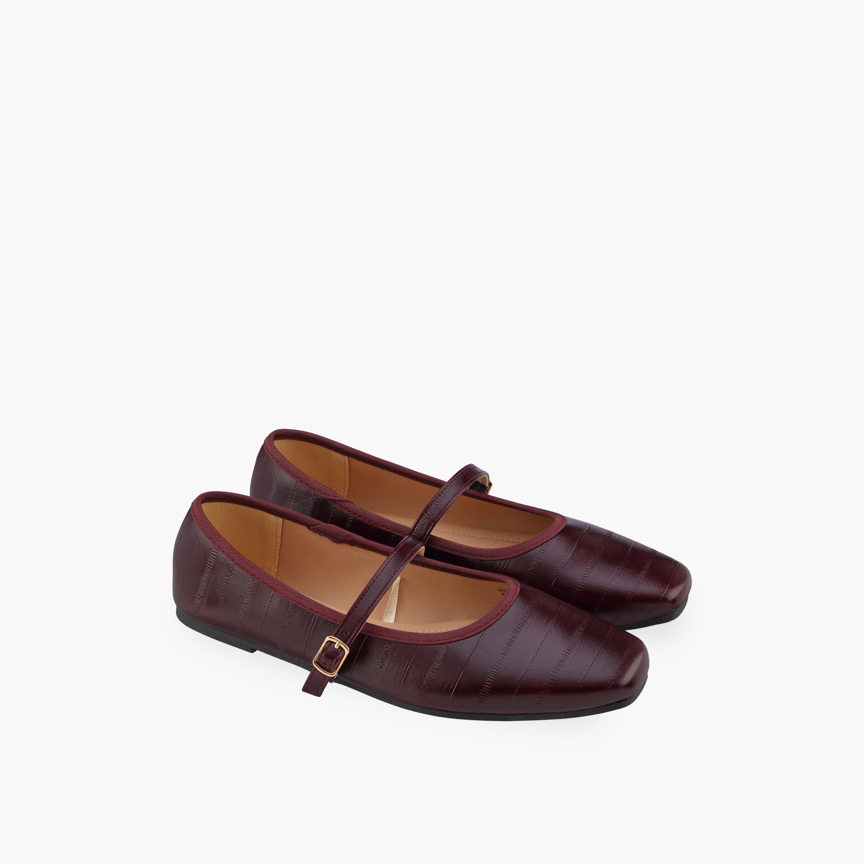 حذاء ماري جين بإبزيم إغلاق للنساء من فلورا بيلا-women-shoes-ballerinas-image-1