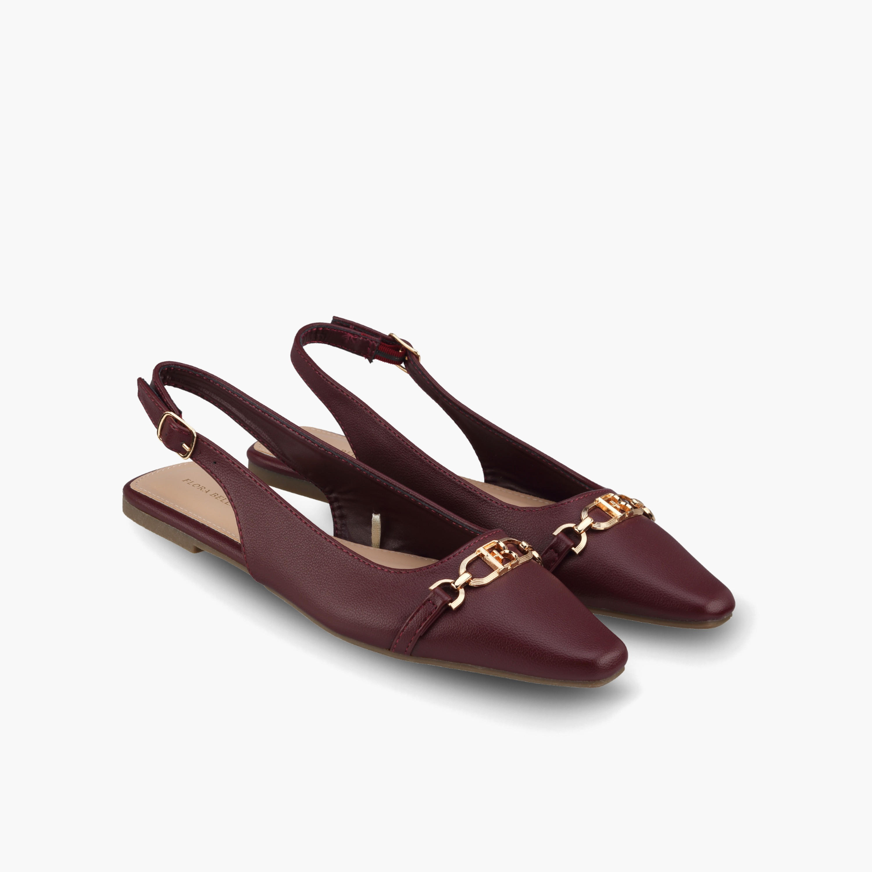 Flora Bella Women Metallic Accent Pointed Toe Shoes-women-shoes-flats-ballerinas-image-1