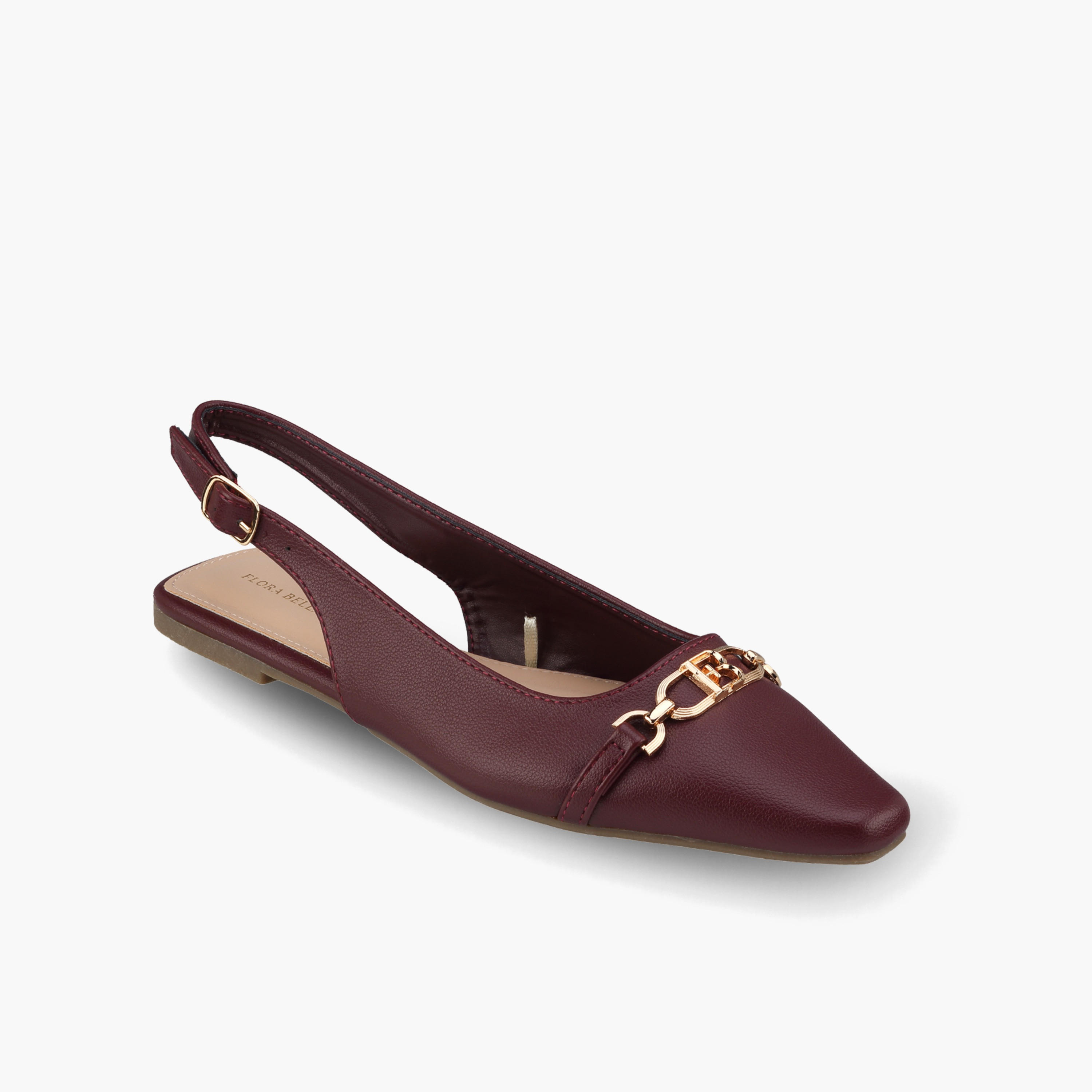 Flora Bella Women Metallic Accent Pointed Toe Shoes-women-shoes-flats-ballerinas-image-2