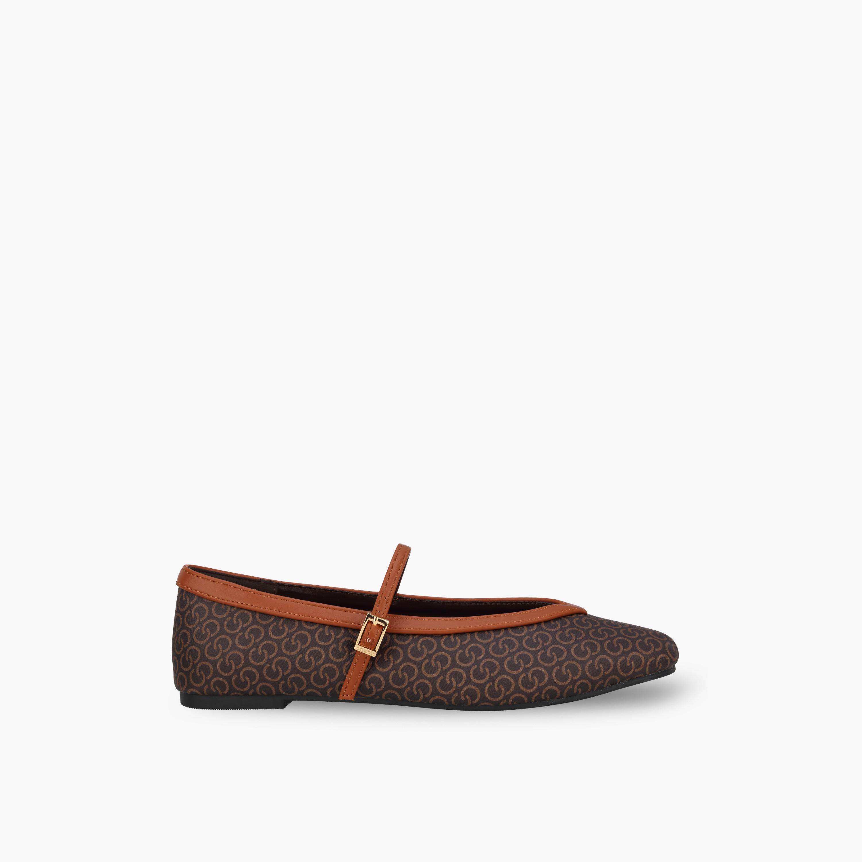 Celeste Women Monogram Print Mary Jane Shoes-women-shoes-ballerinas-image-3