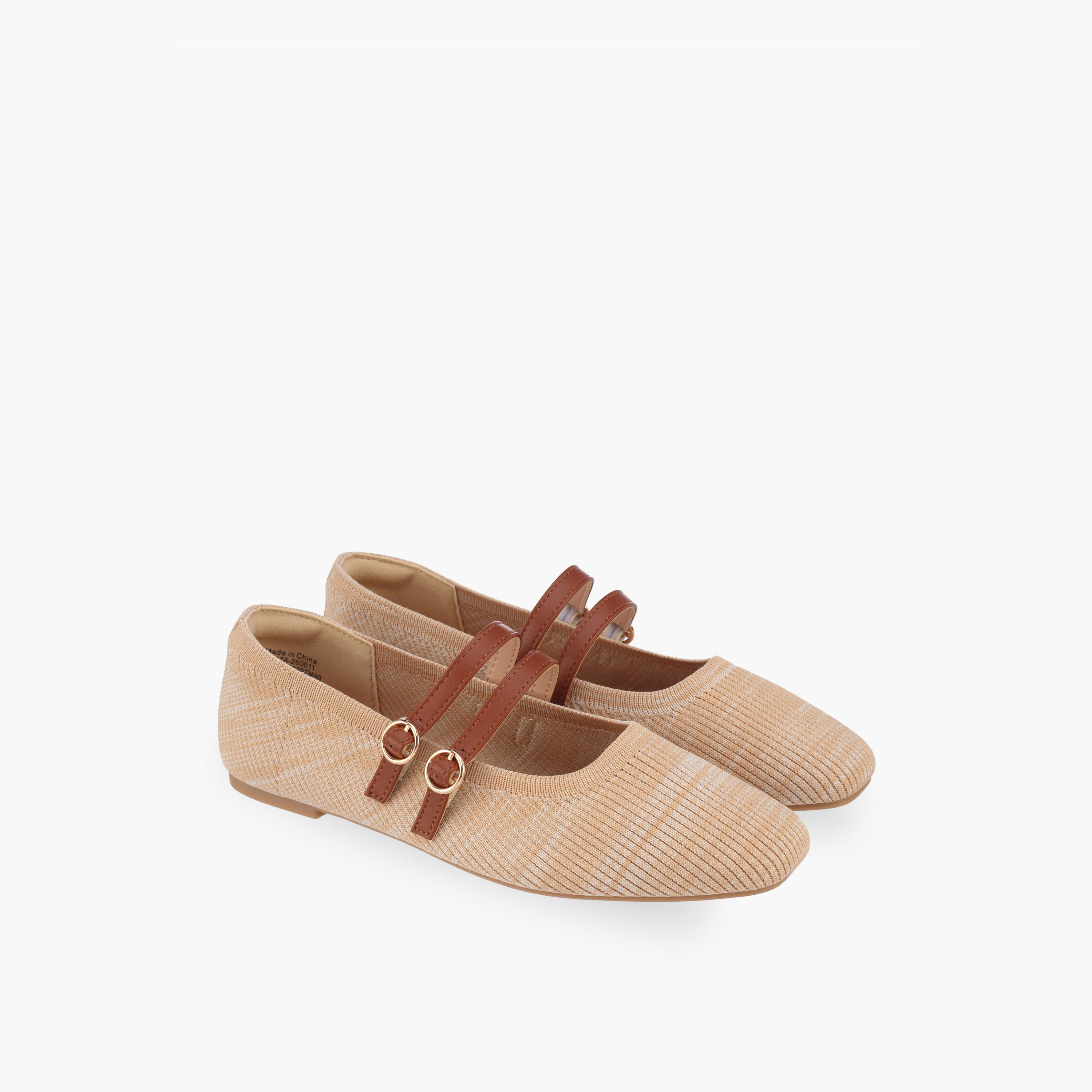 حذاء باليرينا بإبزيم إغلاق للنساء من سيليست-women-shoes-ballerinas-image-1