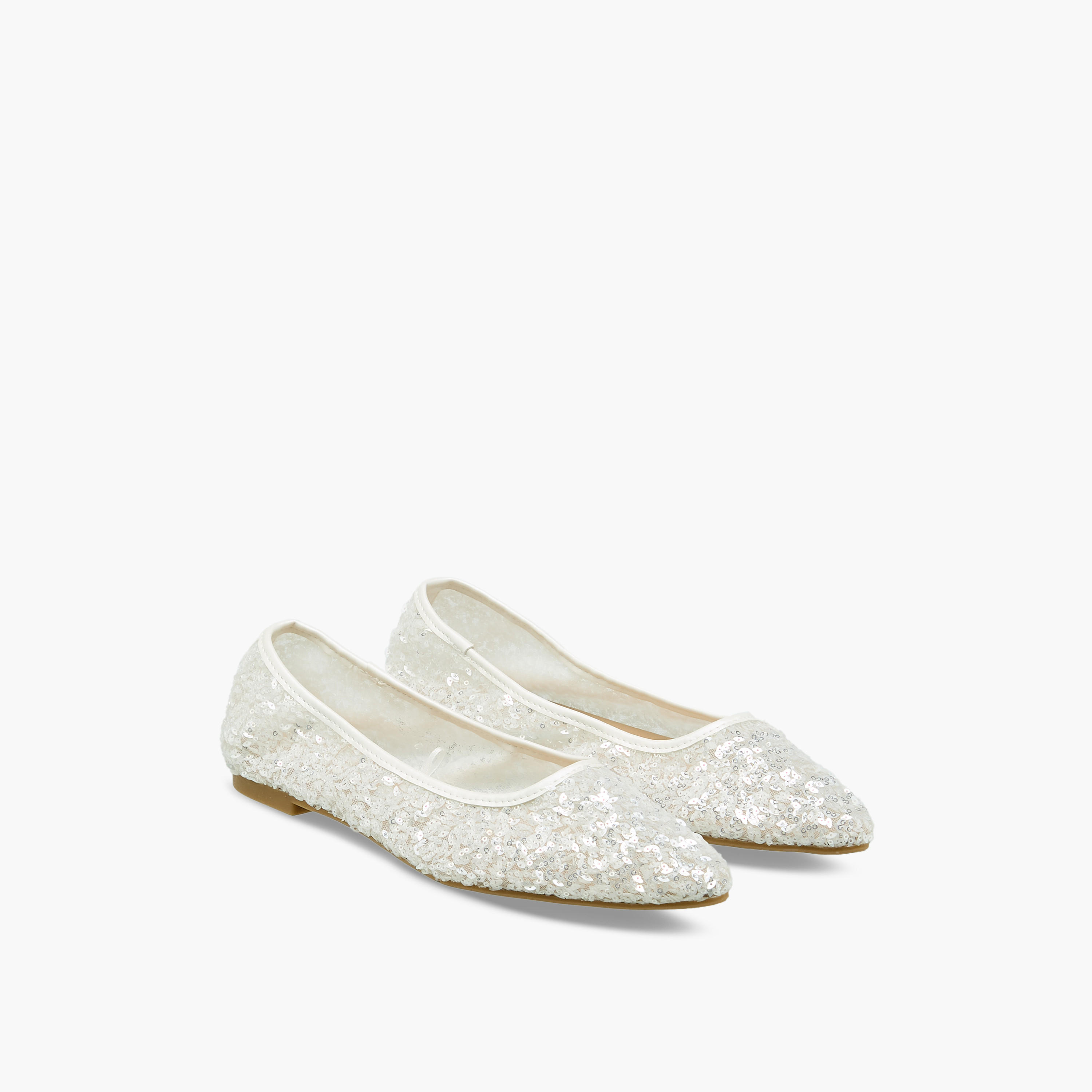 حذاء باليرينا مزين بالترتر للنساء من فلورا بيلا-women-shoes-flats-ballerinas-image-1