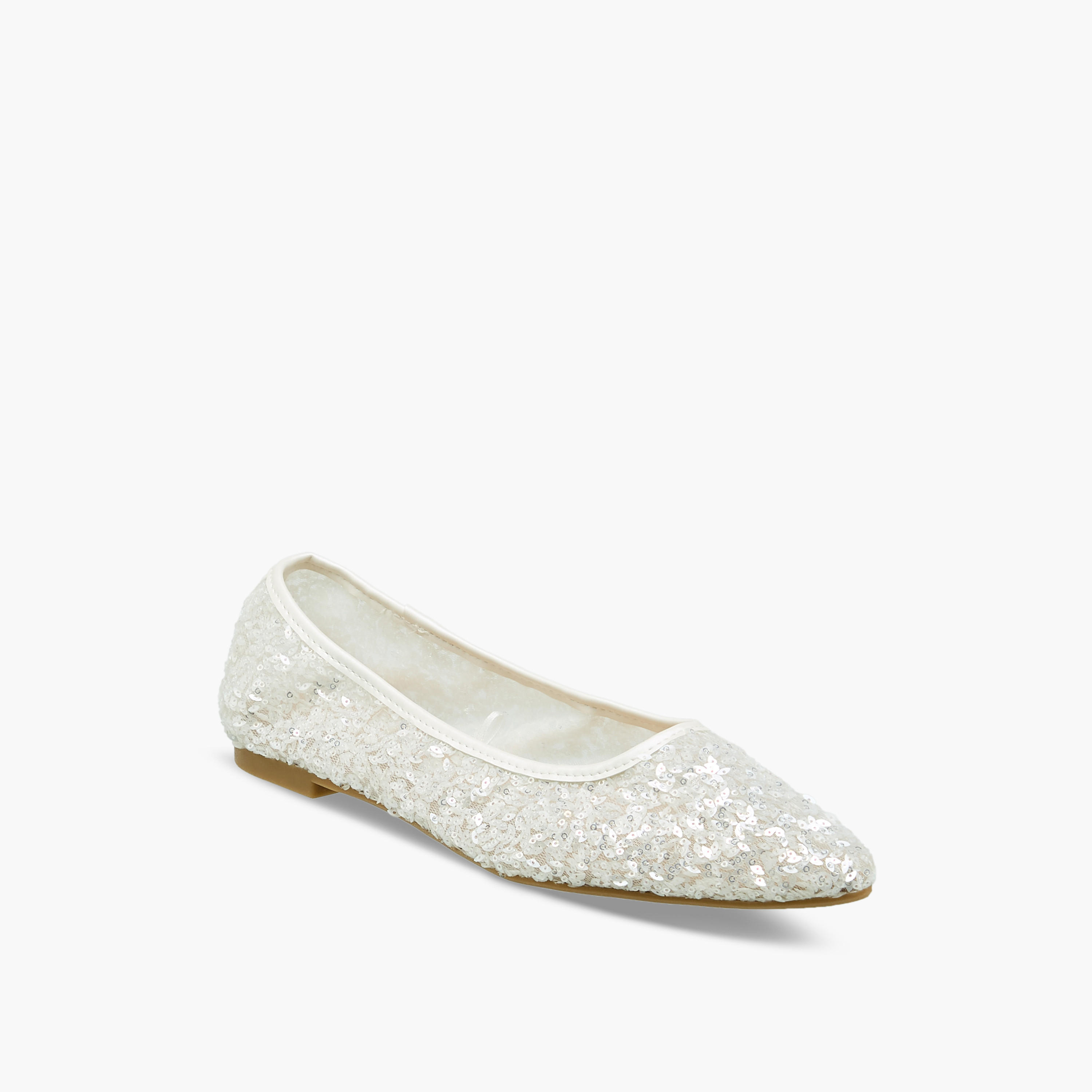 حذاء باليرينا مزين بالترتر للنساء من فلورا بيلا-women-shoes-flats-ballerinas-image-2